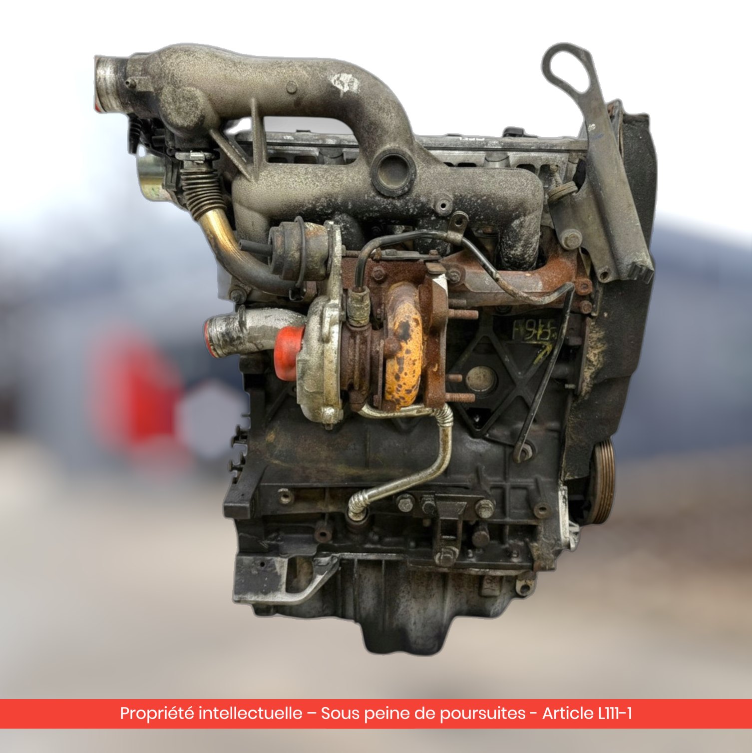 Moteur Renault Trafic / Nissan Primastar / Opel Vivaro F9Q760 F9QU760 — occasion — vue 2