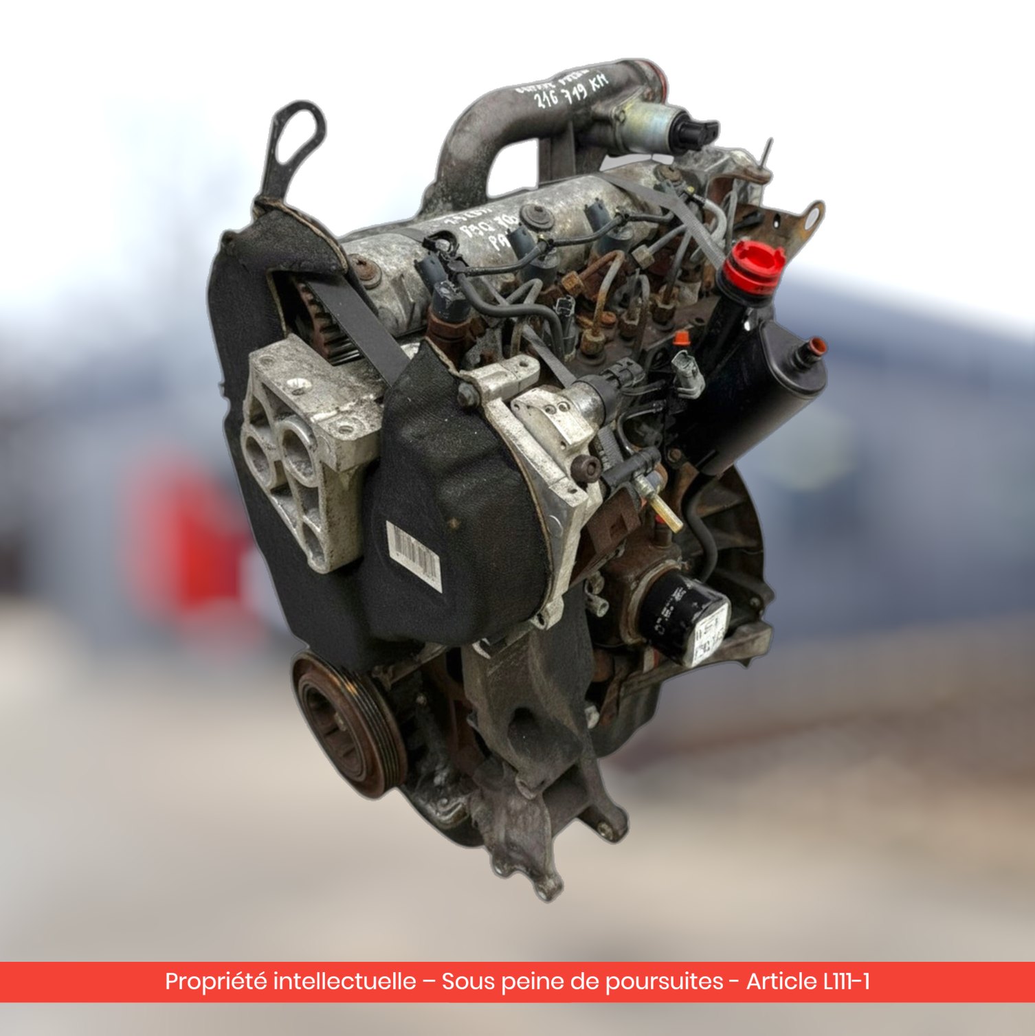 Moteur Renault Trafic / Nissan Primastar / Opel Vivaro F9Q760 F9QU760 — occasion — vue 3