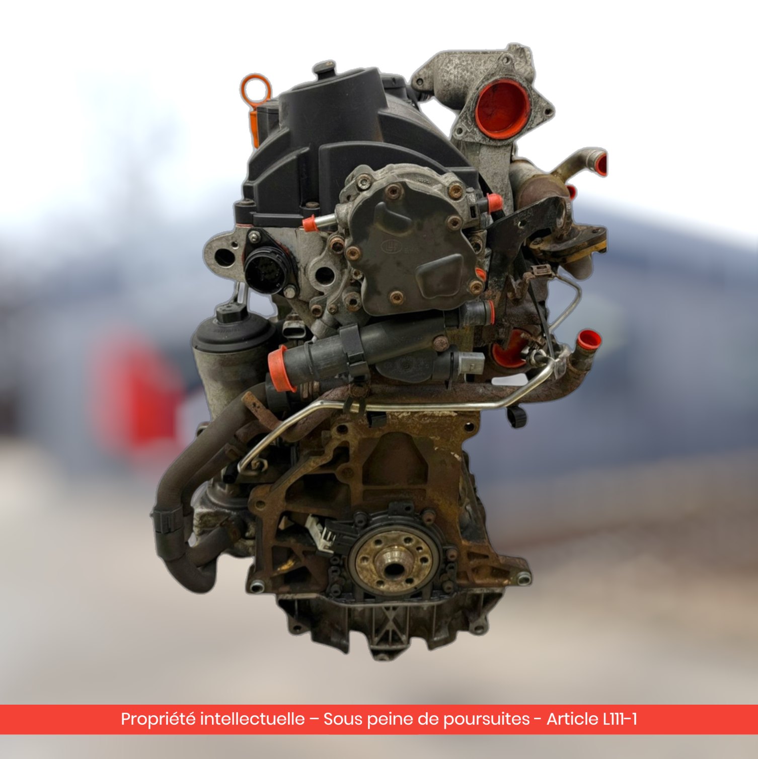 Moteur Volkswagen Caddy III BSU — occasion — vue 2