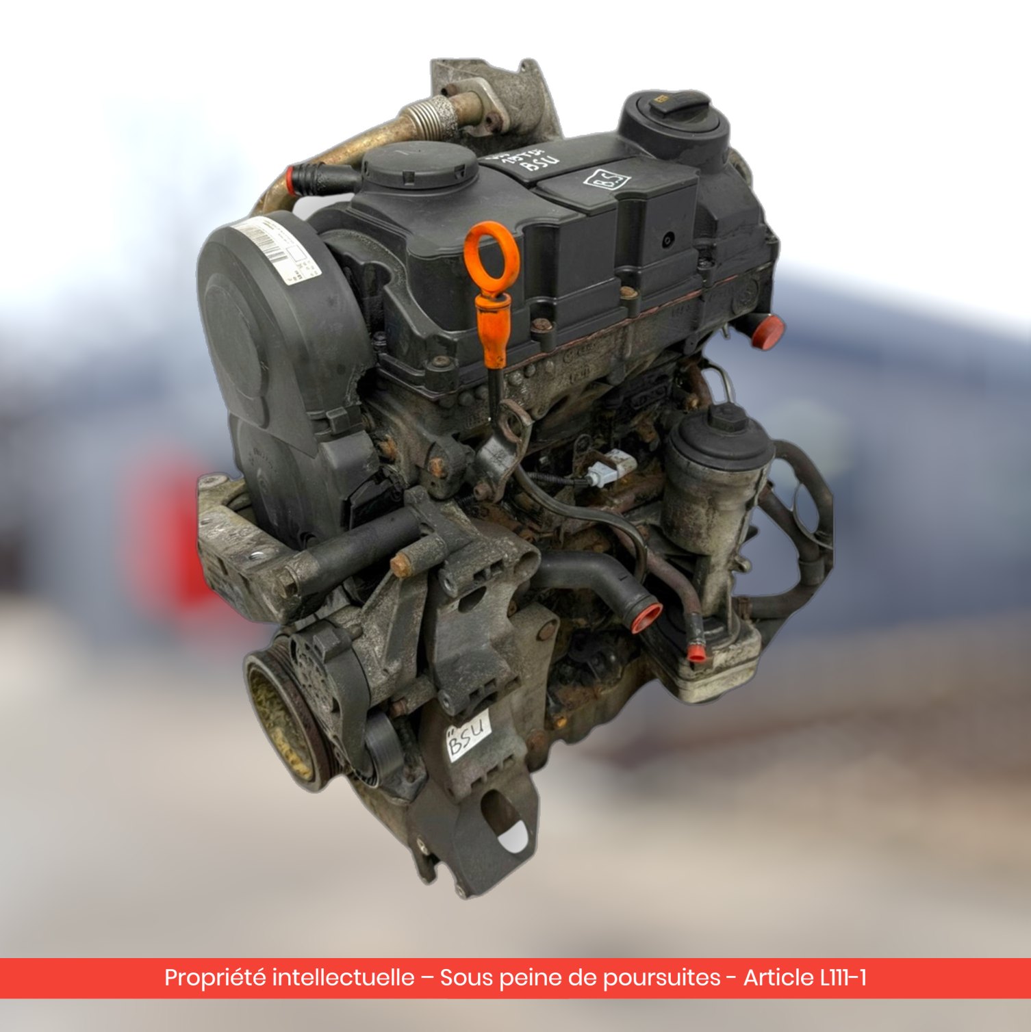 Moteur Volkswagen Caddy III BSU — occasion — vue 4
