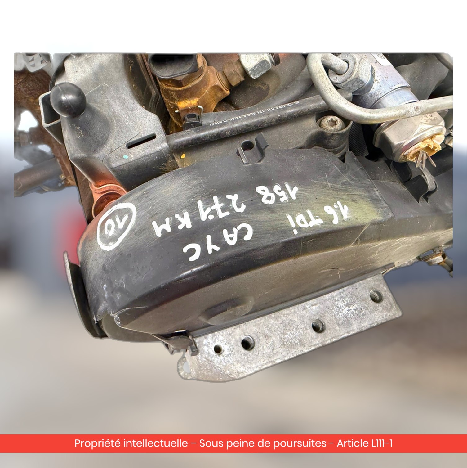 Moteur Audi / Volkswagen / Seat CAY CAYC — occasion — vue 3