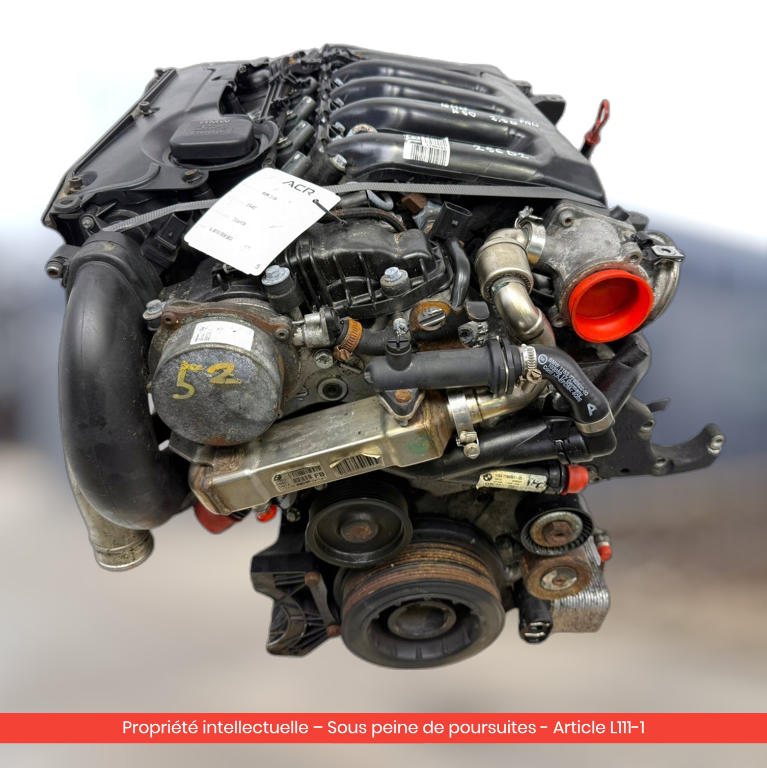 Moteur BMW E60 E61 D M57D25 256D2 — occasion — vue 4