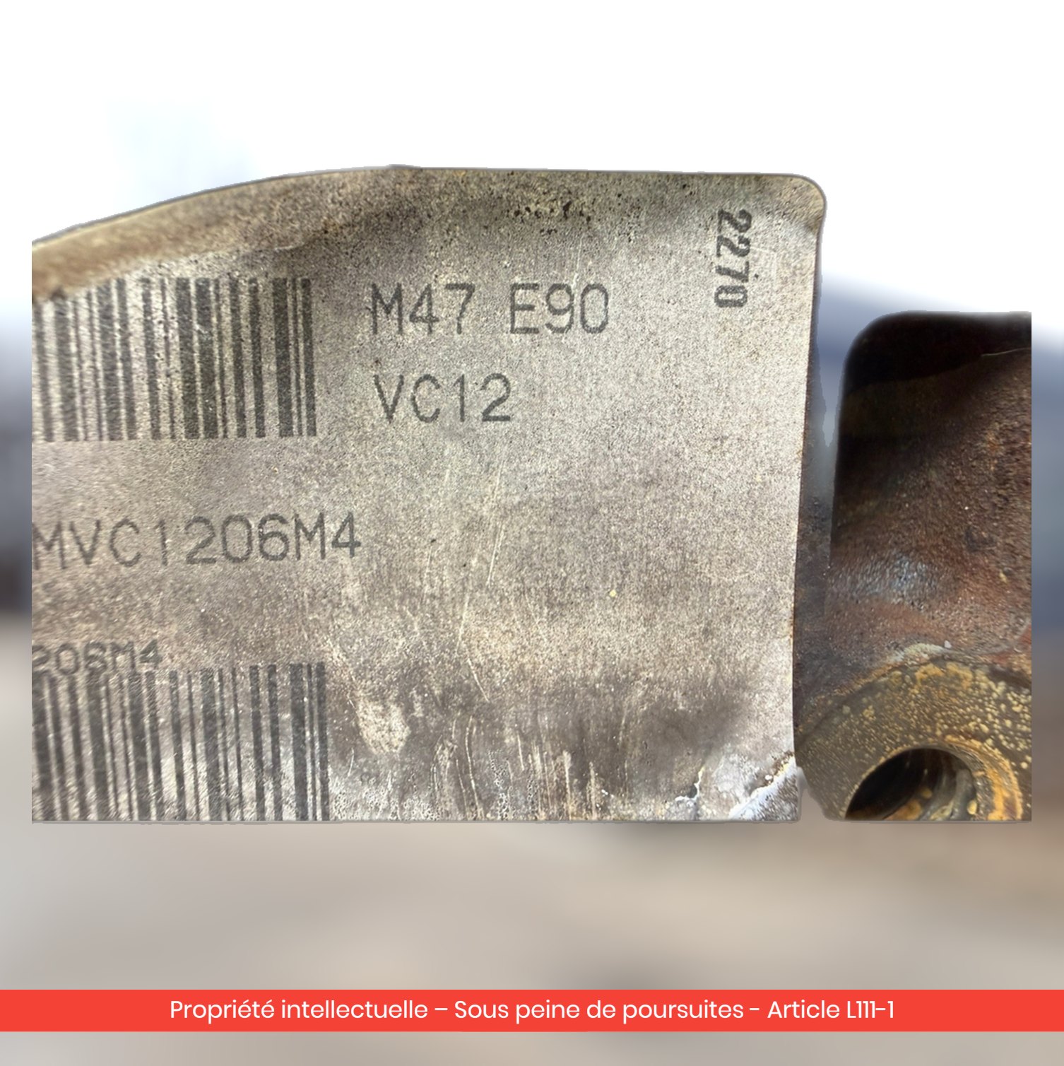 Moteur BMW E90 E91 E92 M47D20 204D4 — occasion — vue 1