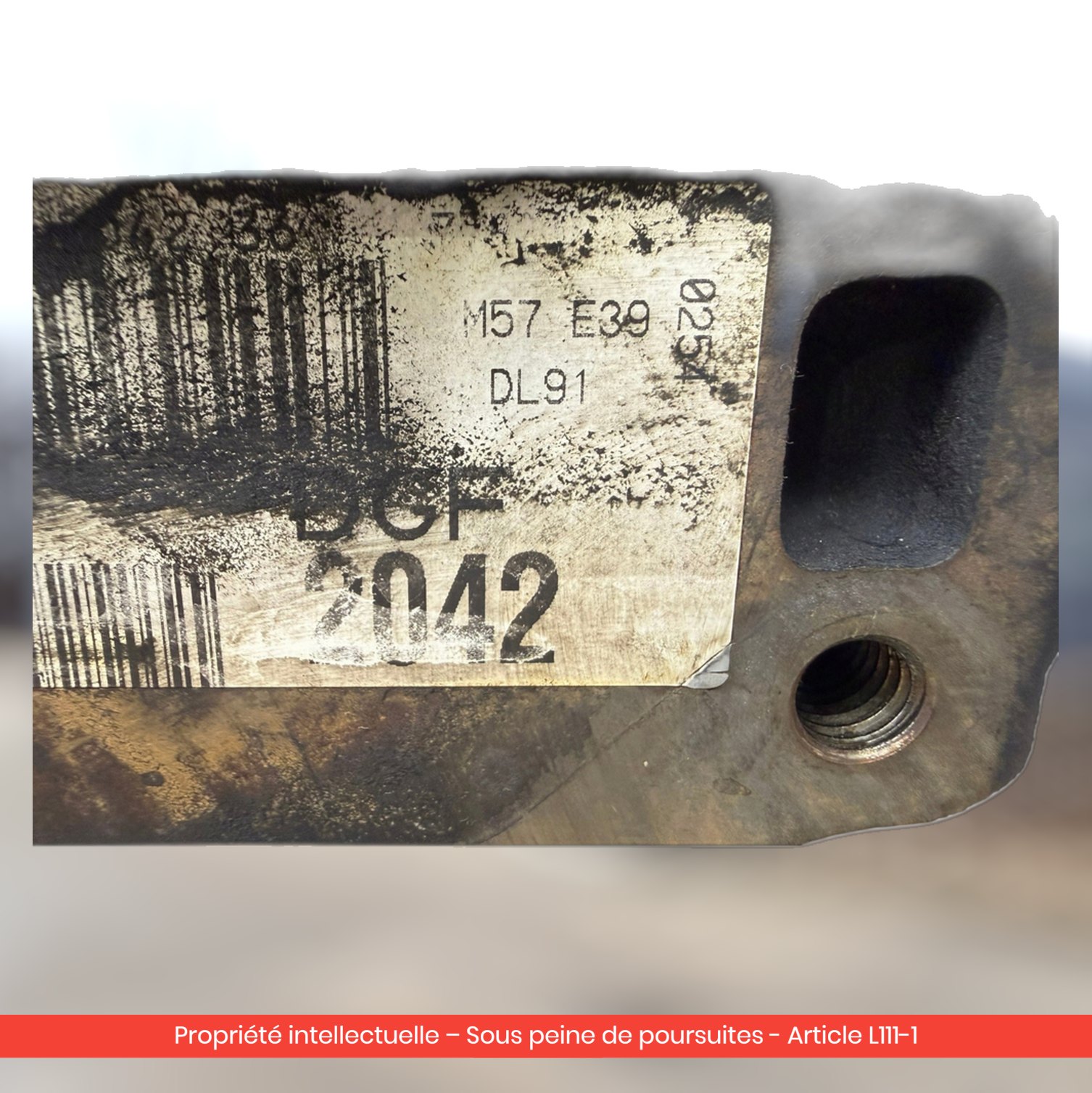 Moteur BMW E39 M57D25 256D1 — occasion — vue 1
