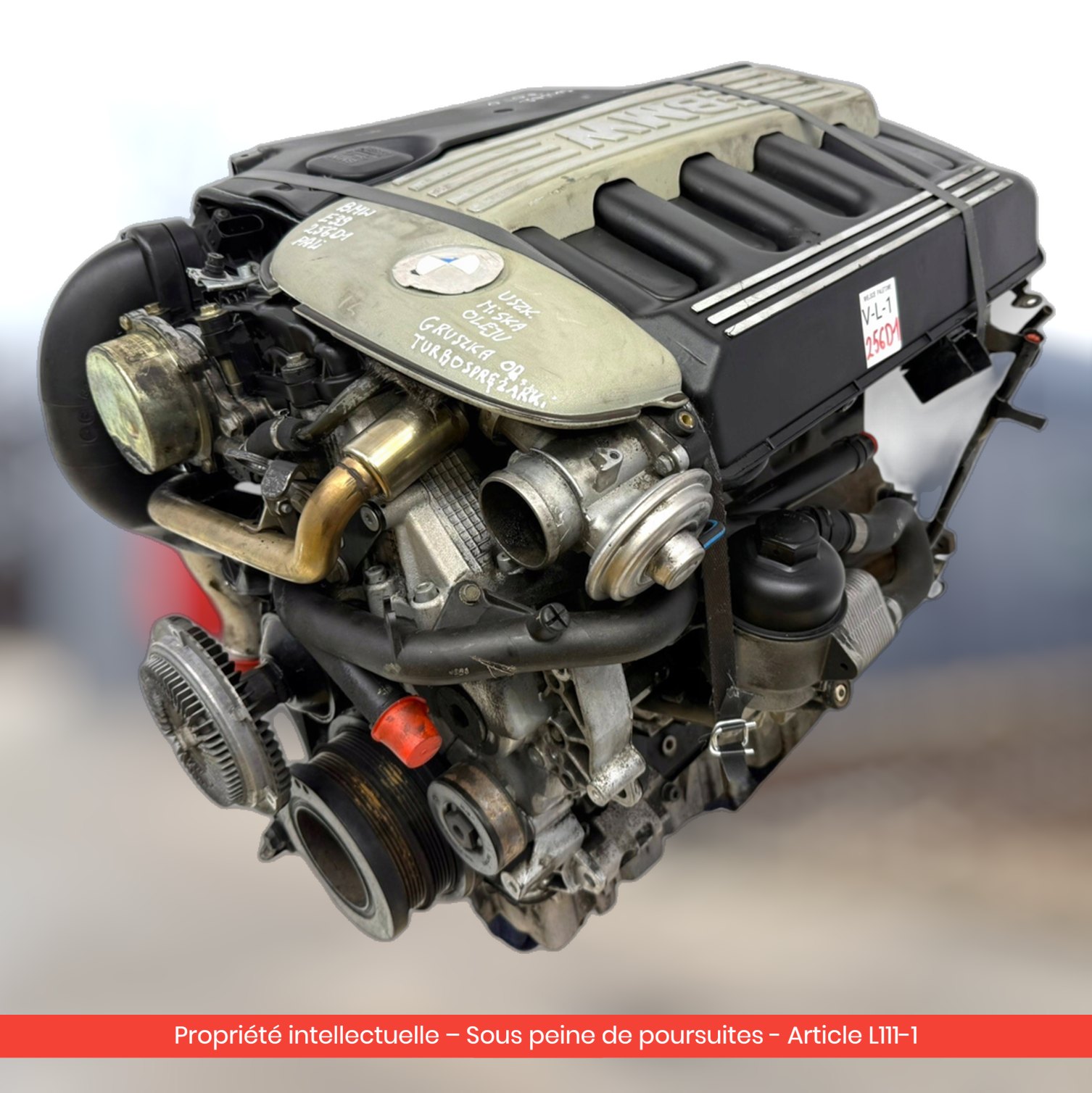 Moteur BMW E39 M57D25 256D1 — occasion — vue 2