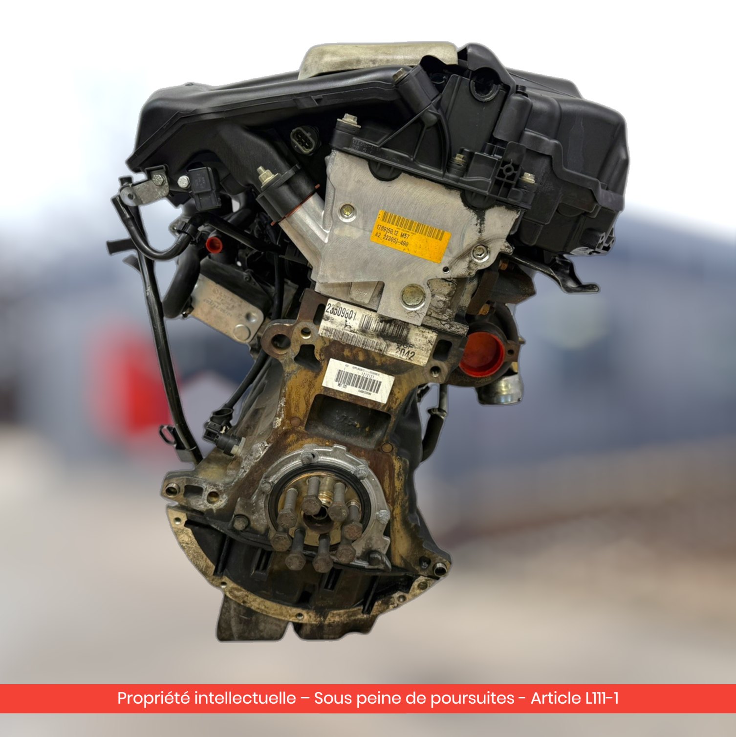 Moteur BMW E39 M57D25 256D1 — occasion — vue 3