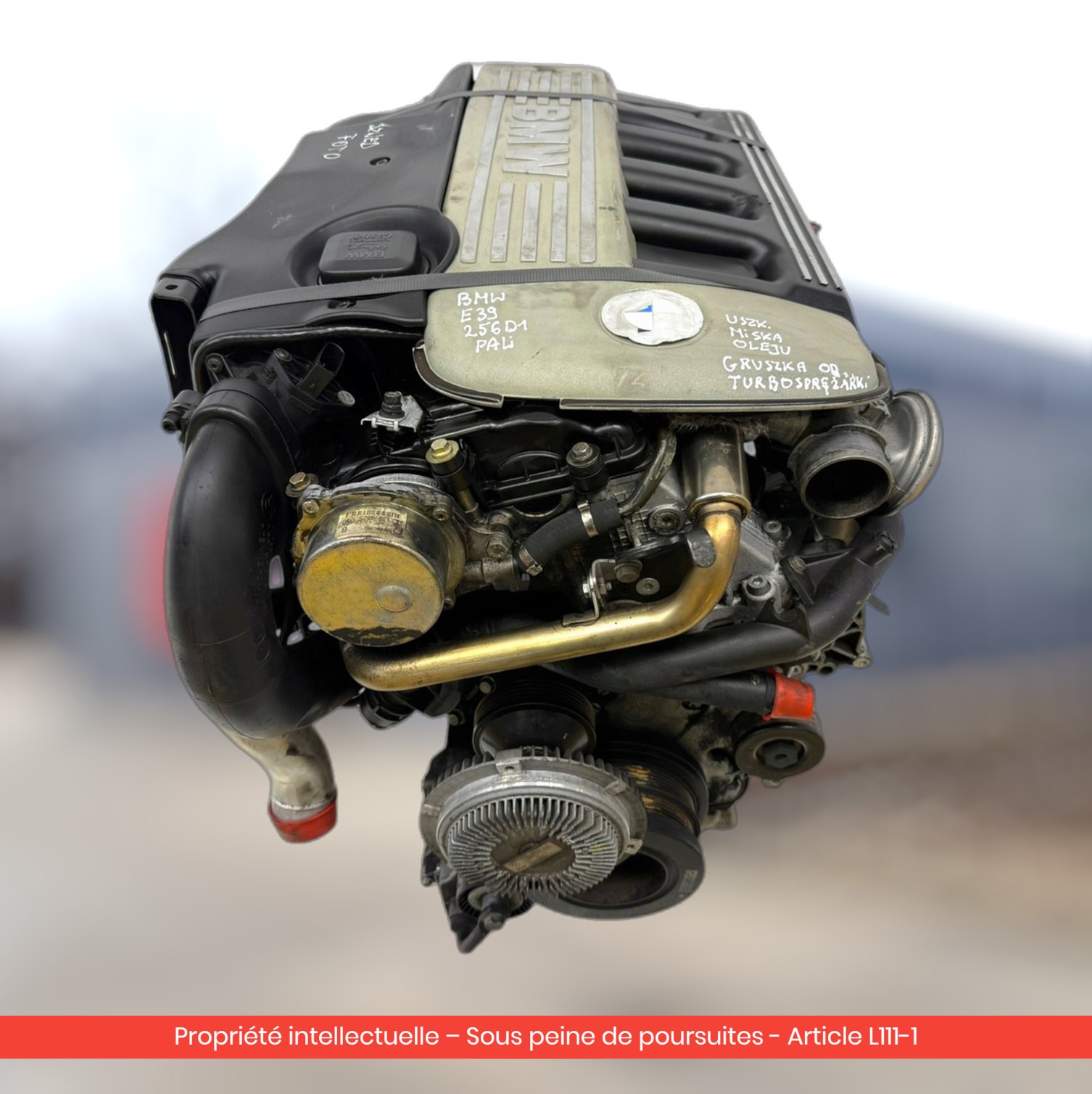 Moteur BMW E39 M57D25 256D1 — occasion — vue 4