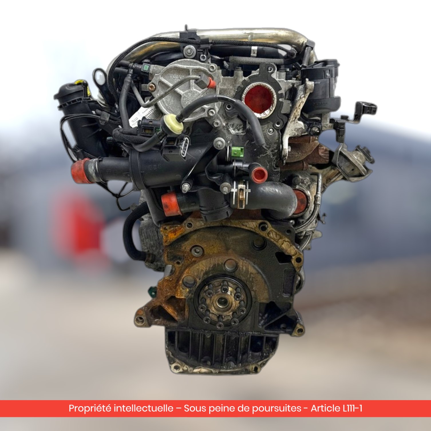Moteur Peugeot 307 308 407 508 607 807 / Citroën C5 III C4 / Citroën C4 I RH01 — occasion — vue 4