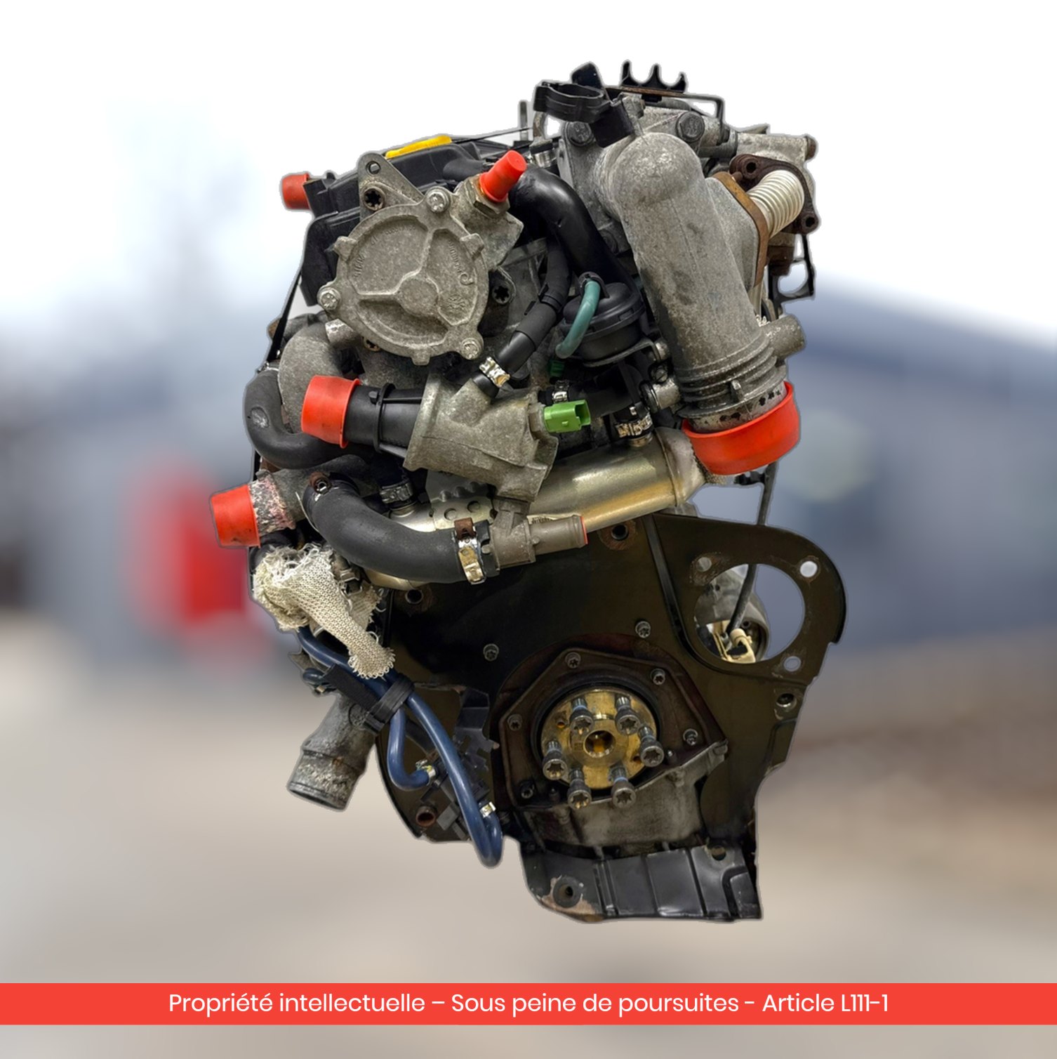 Moteur Fiat Doblo I JTD 223B1000 — occasion — vue 3