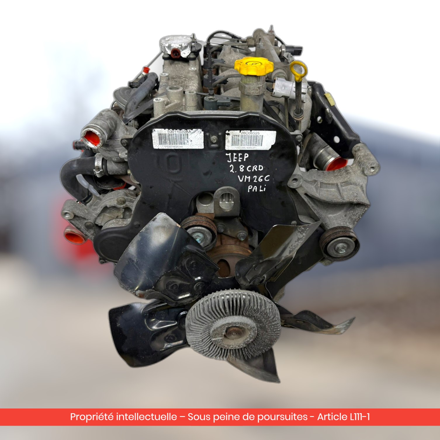 Moteur Jeep ENR VM26C — occasion — vue 4