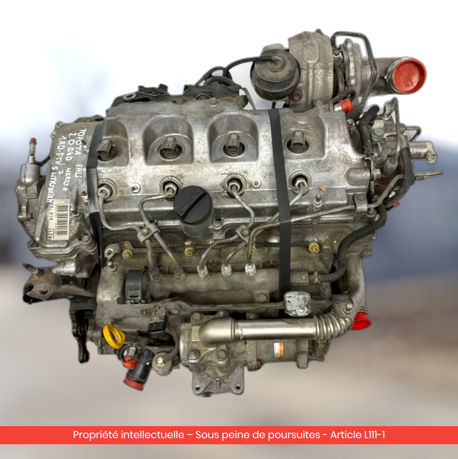 Moteur Toyota Avensis T25 D4D 1AD 1AD — occasion — vue 2