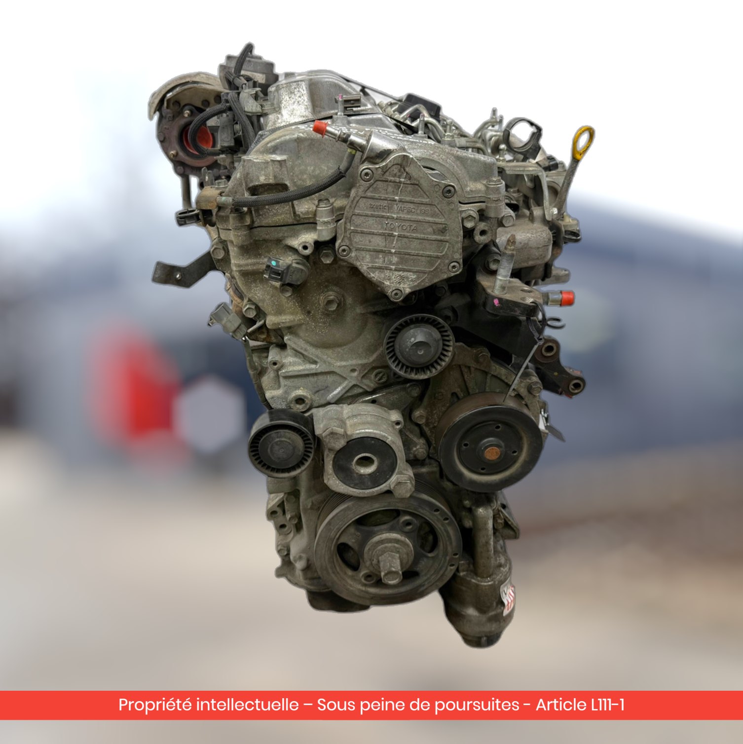 Moteur Toyota Avensis T25 D4D 1AD 1AD — occasion — vue 3
