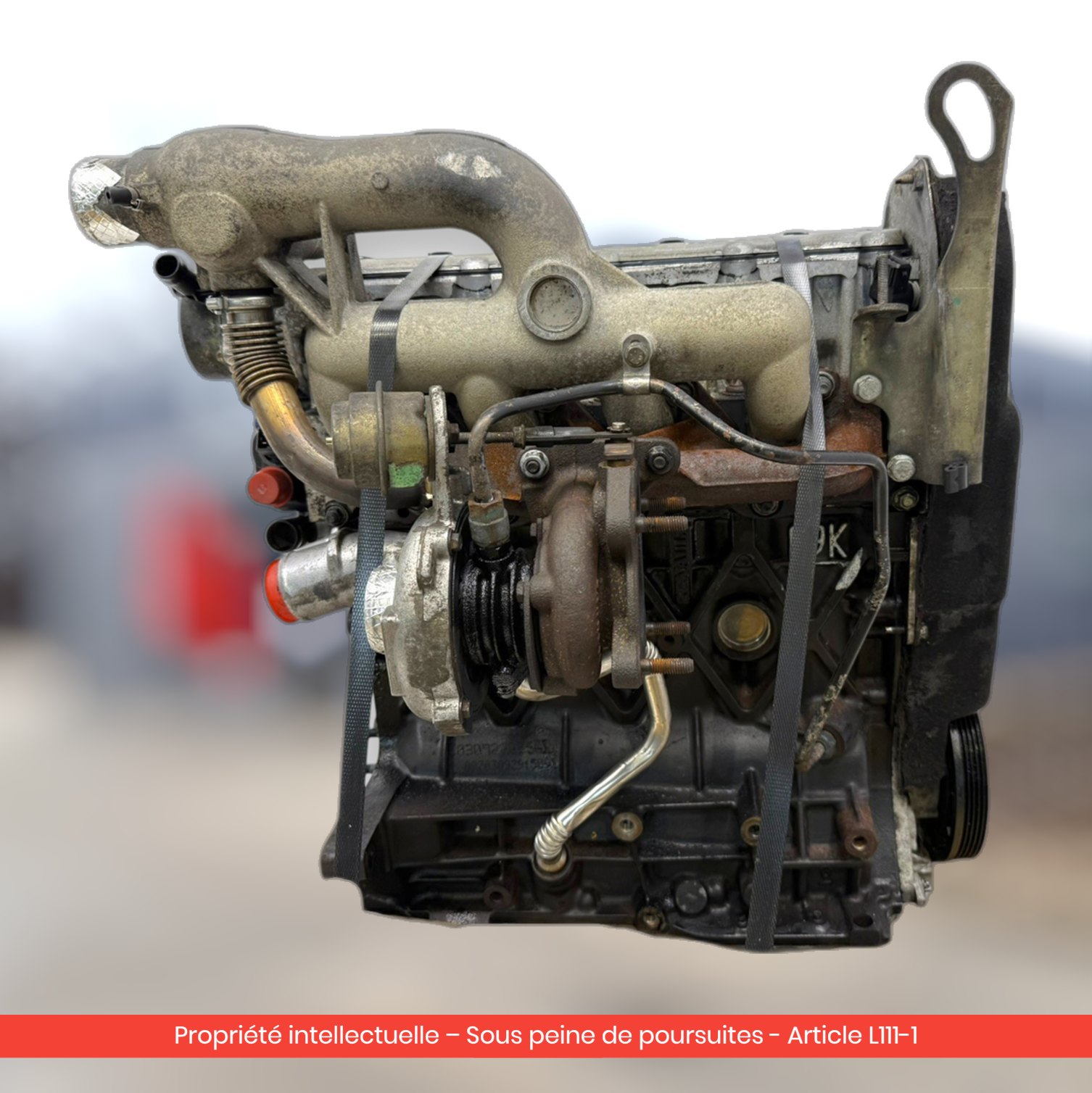 Moteur Renault Trafic / Nissan Primastar / Opel Vivaro F9Q760 F9QU760 — occasion — vue 4