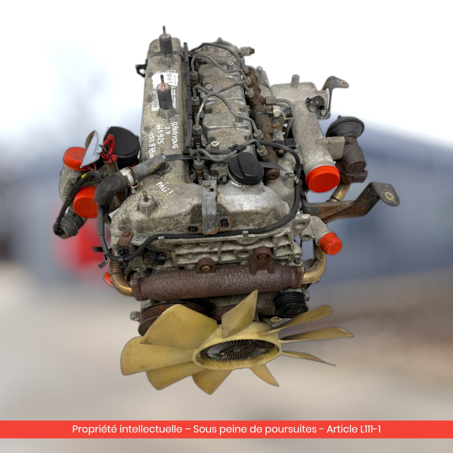 Moteur SsangYong 665 — occasion — vue 2