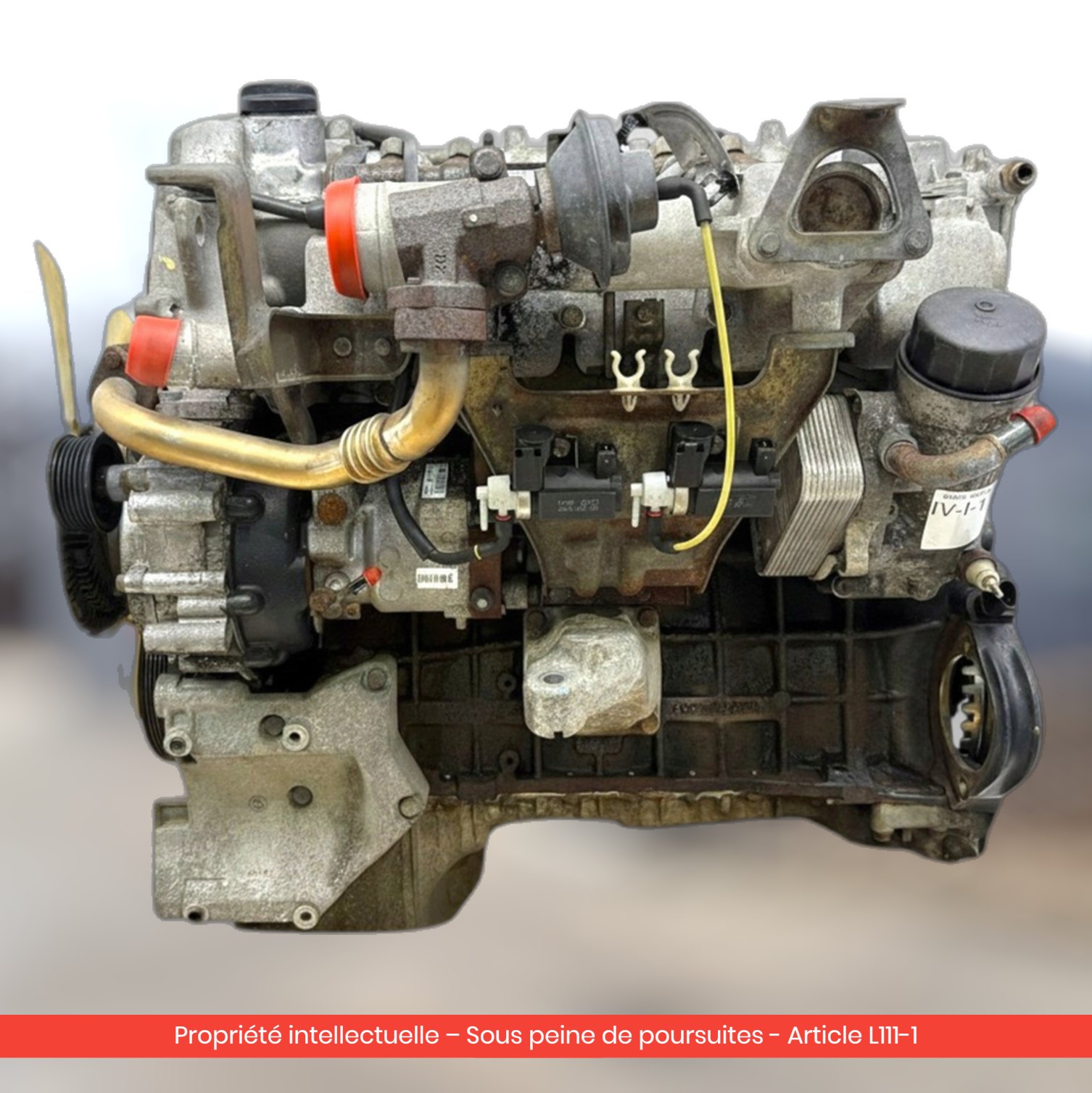 Moteur SsangYong 665 — occasion — vue 3