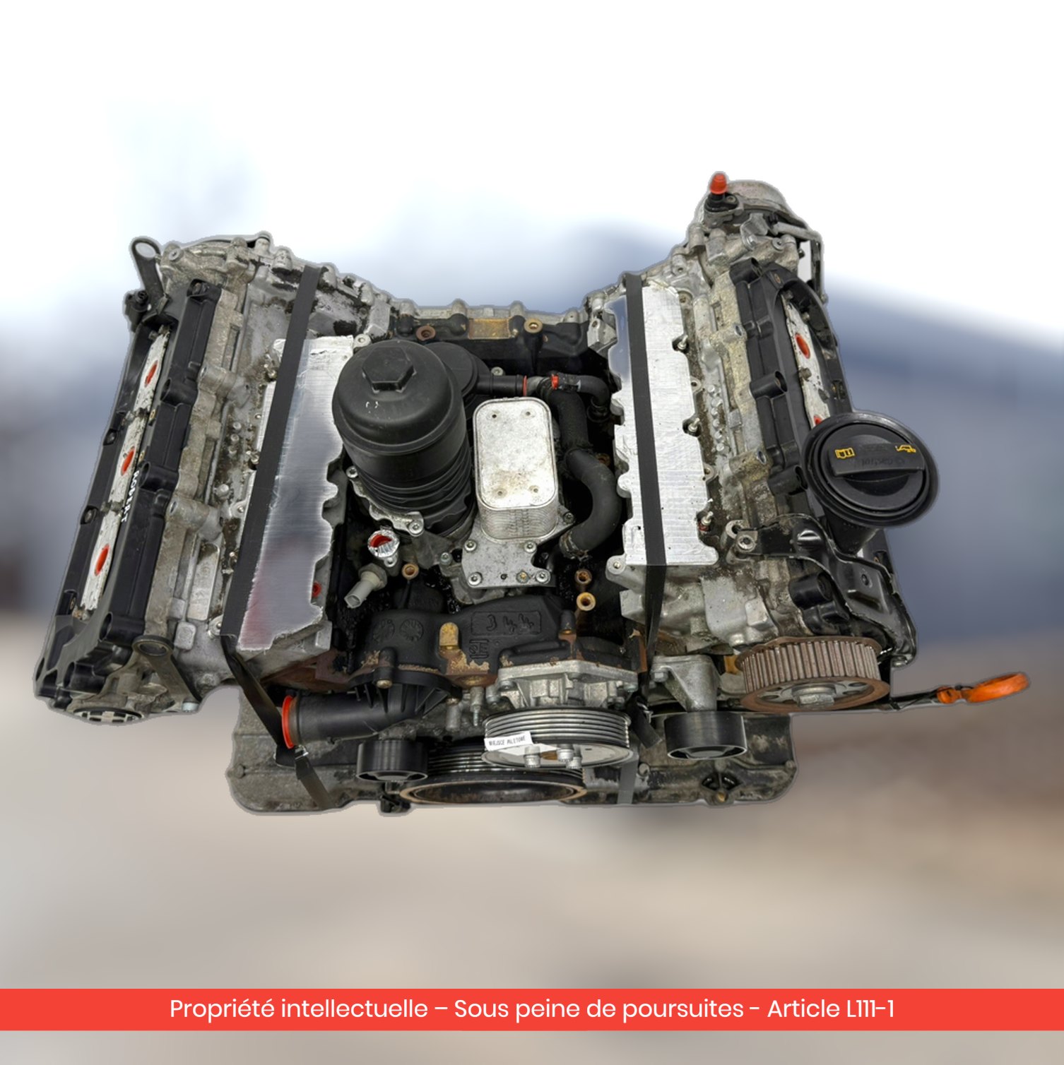 Moteur nu Audi A4 B7 / Audi A6 C6 / Audi A8 D3 V6 ASB — occasion — vue 2