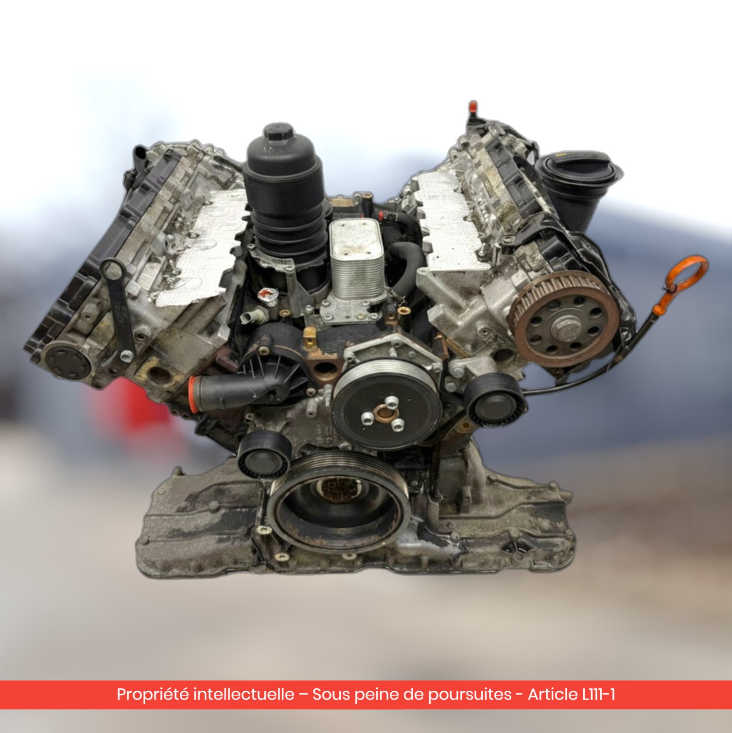 Moteur nu Audi A4 B7 / Audi A6 C6 / Audi A8 D3 V6 ASB — occasion — vue 3