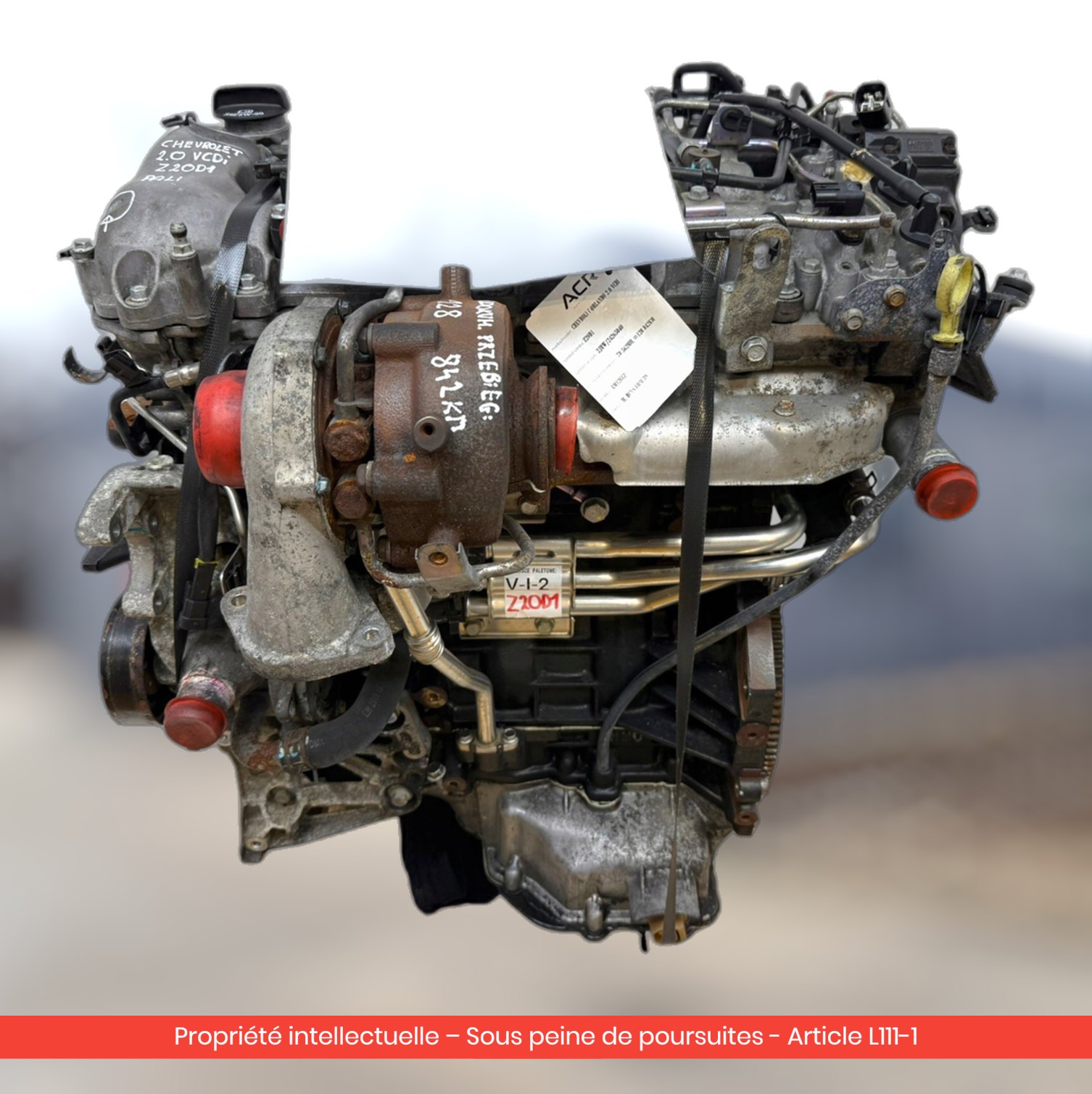 Moteur Chevrolet Orlando Z20D1 LNP — occasion — vue 2