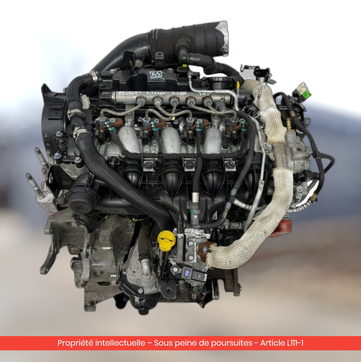 Moteur Citroën C-crosser / Peugeot 4007 / Mitsubishi Outlander II 4HN — occasion — vue 3