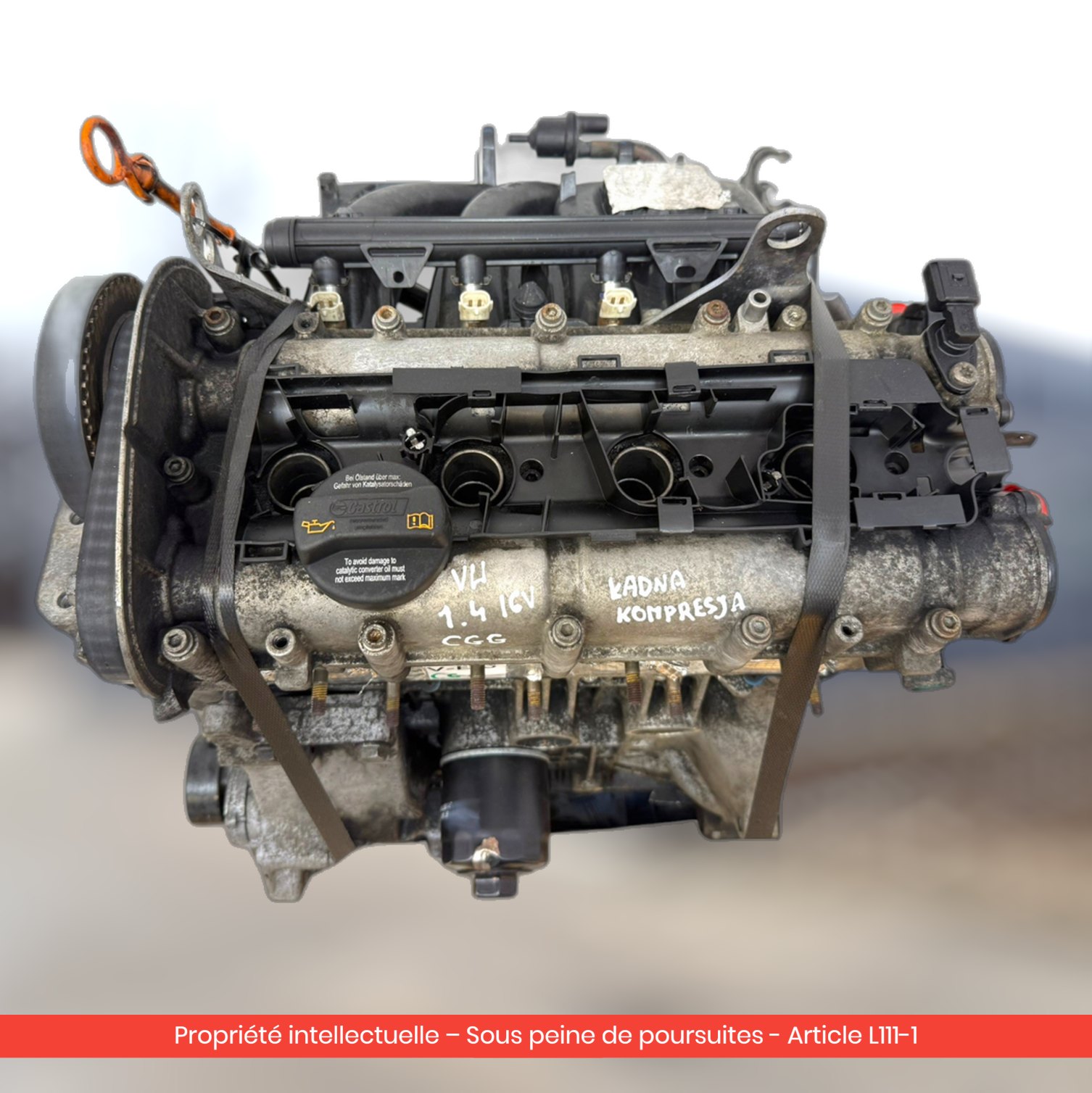 Moteur Volkswagen Golf VI / Seat Altea / Škoda Octavia II CGG CGGA — occasion — vue 3