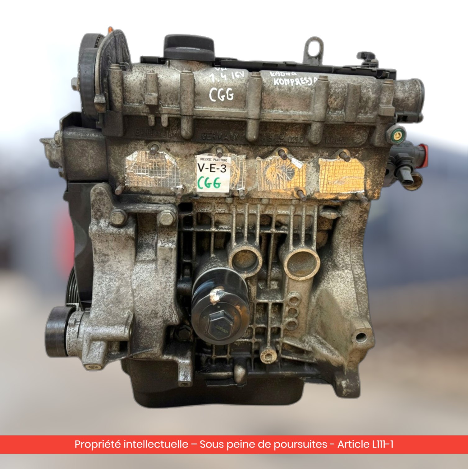 Moteur Volkswagen Golf VI / Seat Altea / Škoda Octavia II CGG CGGA — occasion — vue 4