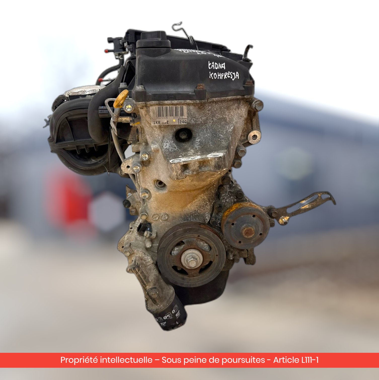 Moteur Peugeot 107 / Citroën C1 / Toyota Aygo 1KR — occasion — vue 3