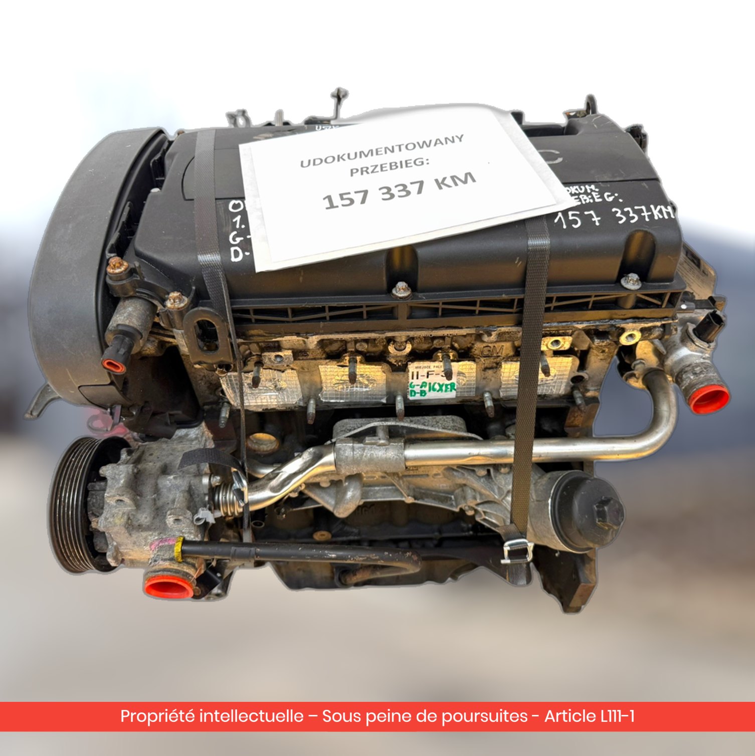 Moteur Opel Astra IV J B16XER — occasion — vue 3