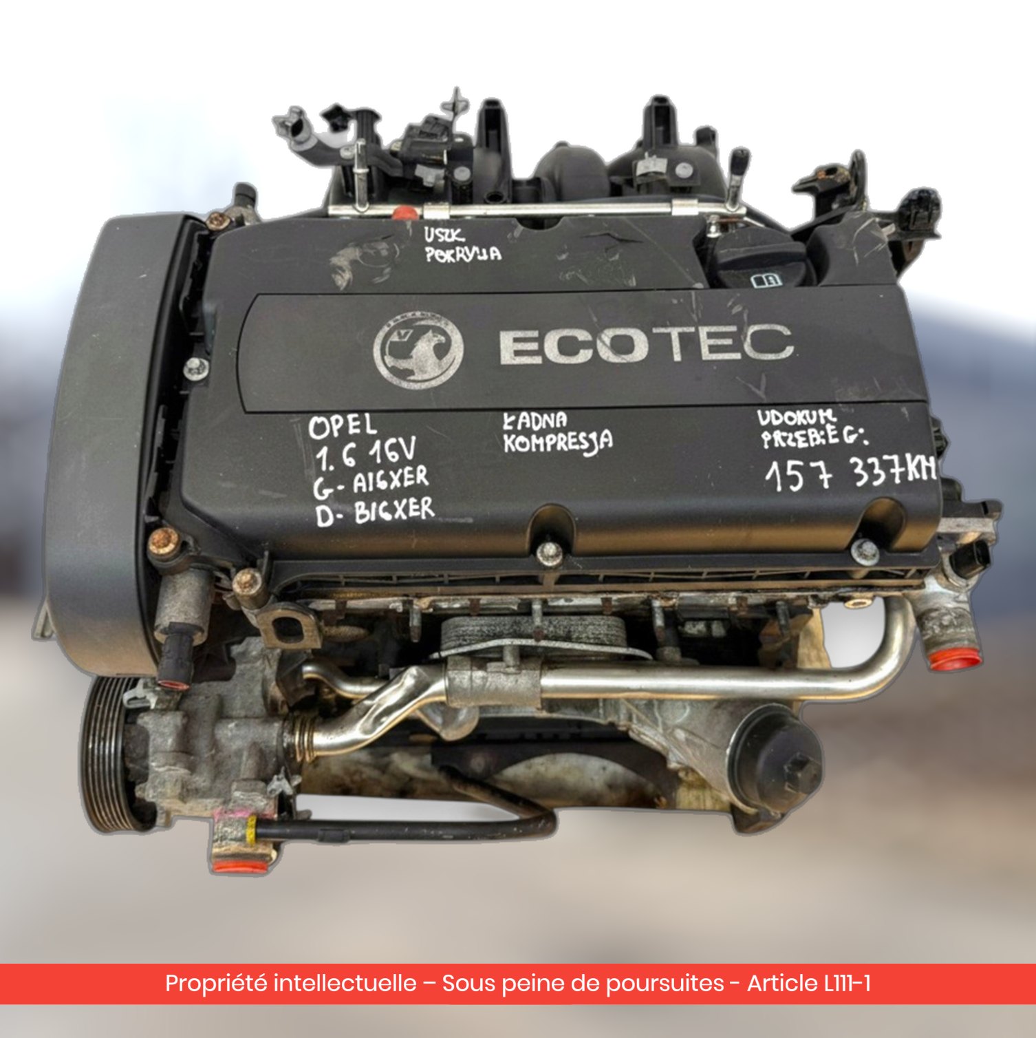 Moteur Opel Astra IV J B16XER — occasion — vue 4