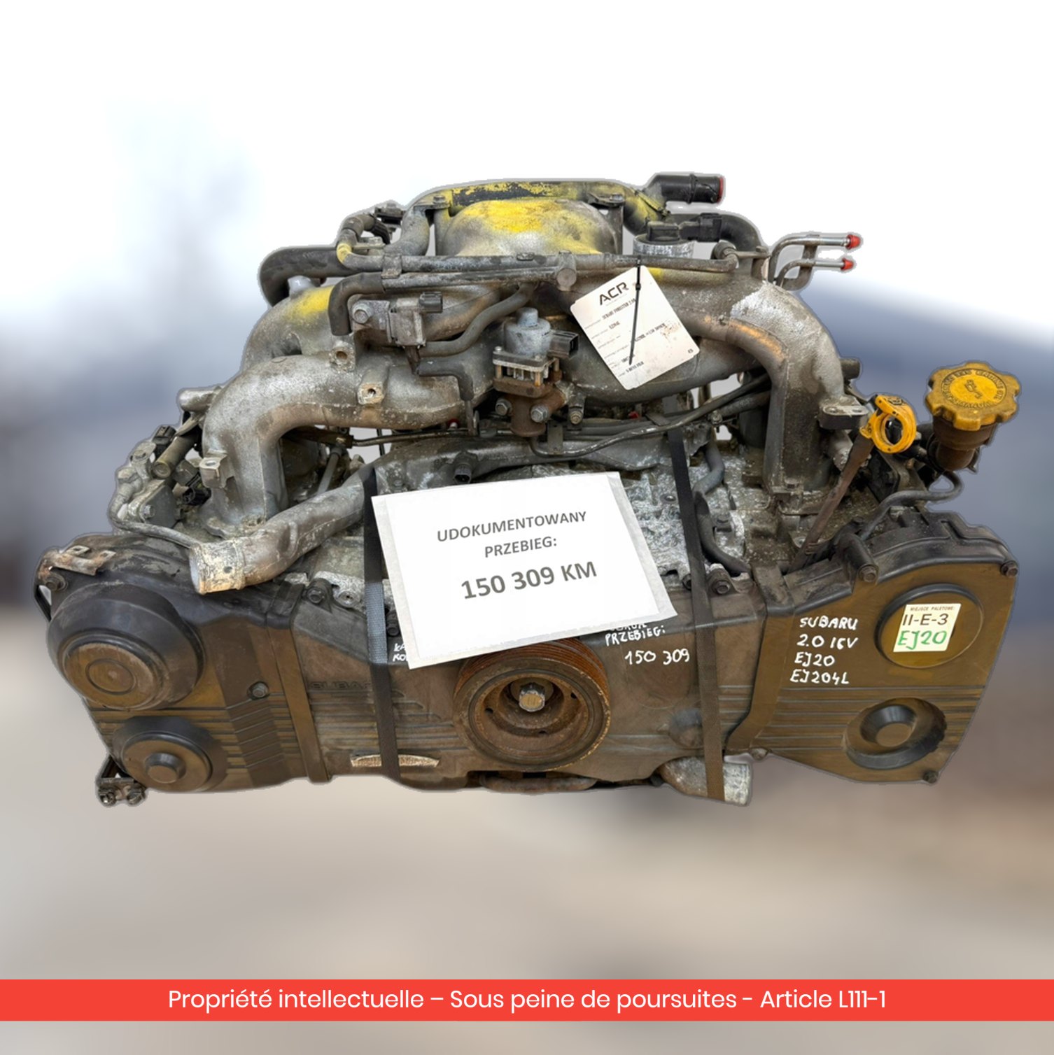 Moteur Subaru EJ204 EJ204L — occasion — vue 4