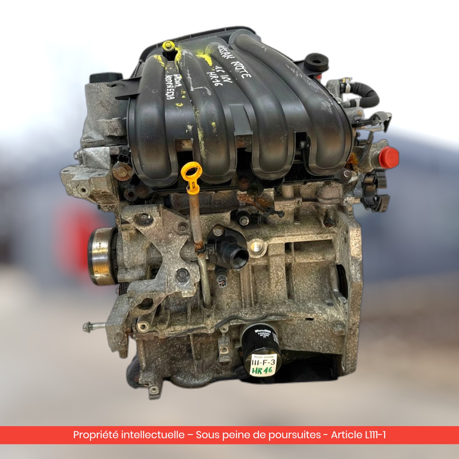 Moteur Nissan Juke / Nissan Note HR16 HR16DE — occasion — vue 3