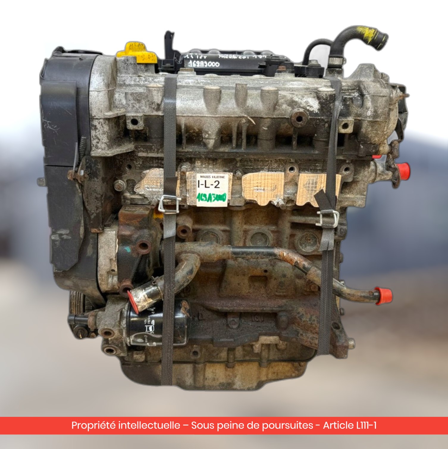 Moteur Fiat 500 / Fiat Panda II 100KM 169A3000 — occasion — vue 3