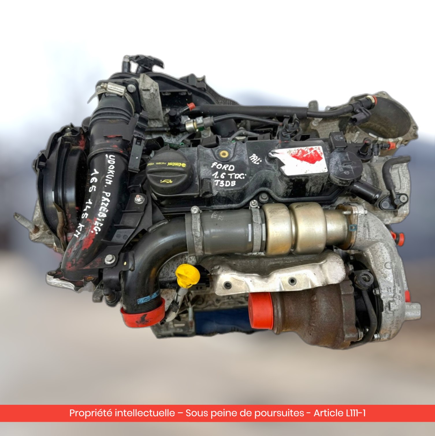 Moteur Ford Focus III / Ford C-max II T3DB — occasion — vue 4