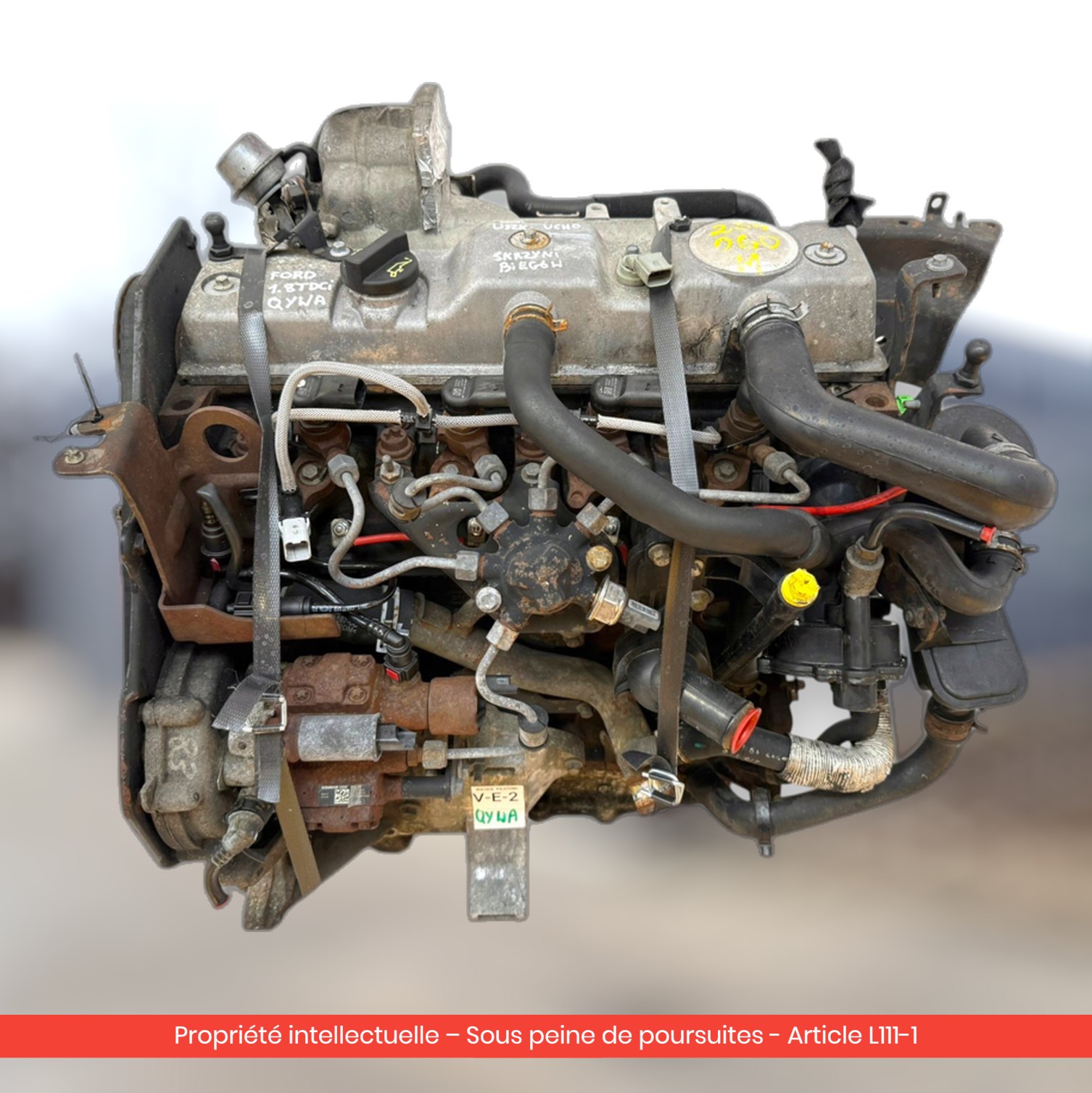 Moteur nu Ford Galaxy II MK2 QYWA — occasion — vue 2