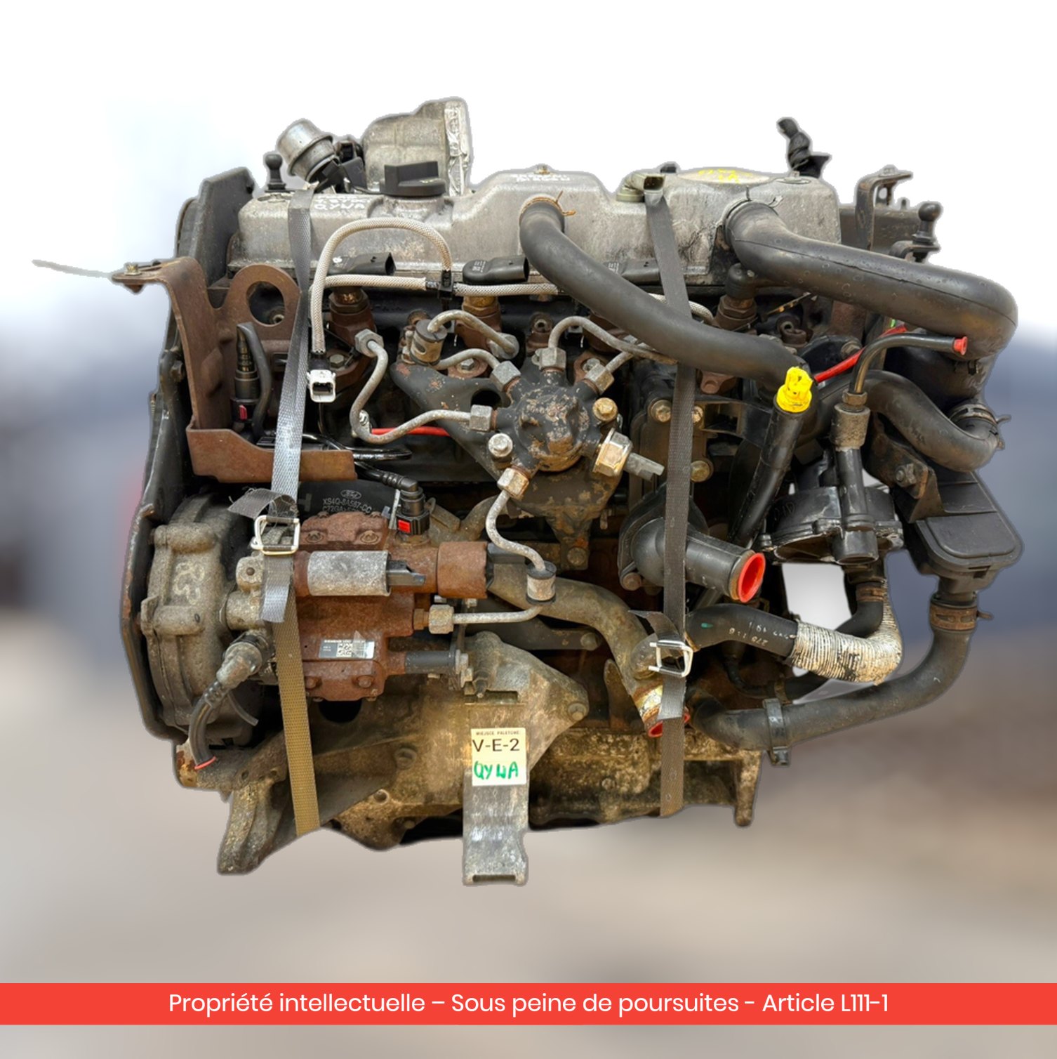 Moteur nu Ford Galaxy II MK2 QYWA — occasion — vue 3