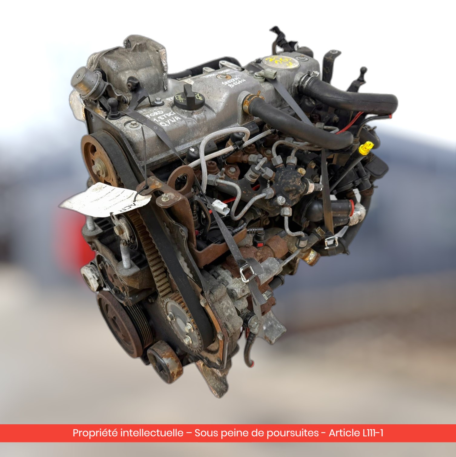 Moteur nu Ford Galaxy II MK2 QYWA — occasion — vue 4
