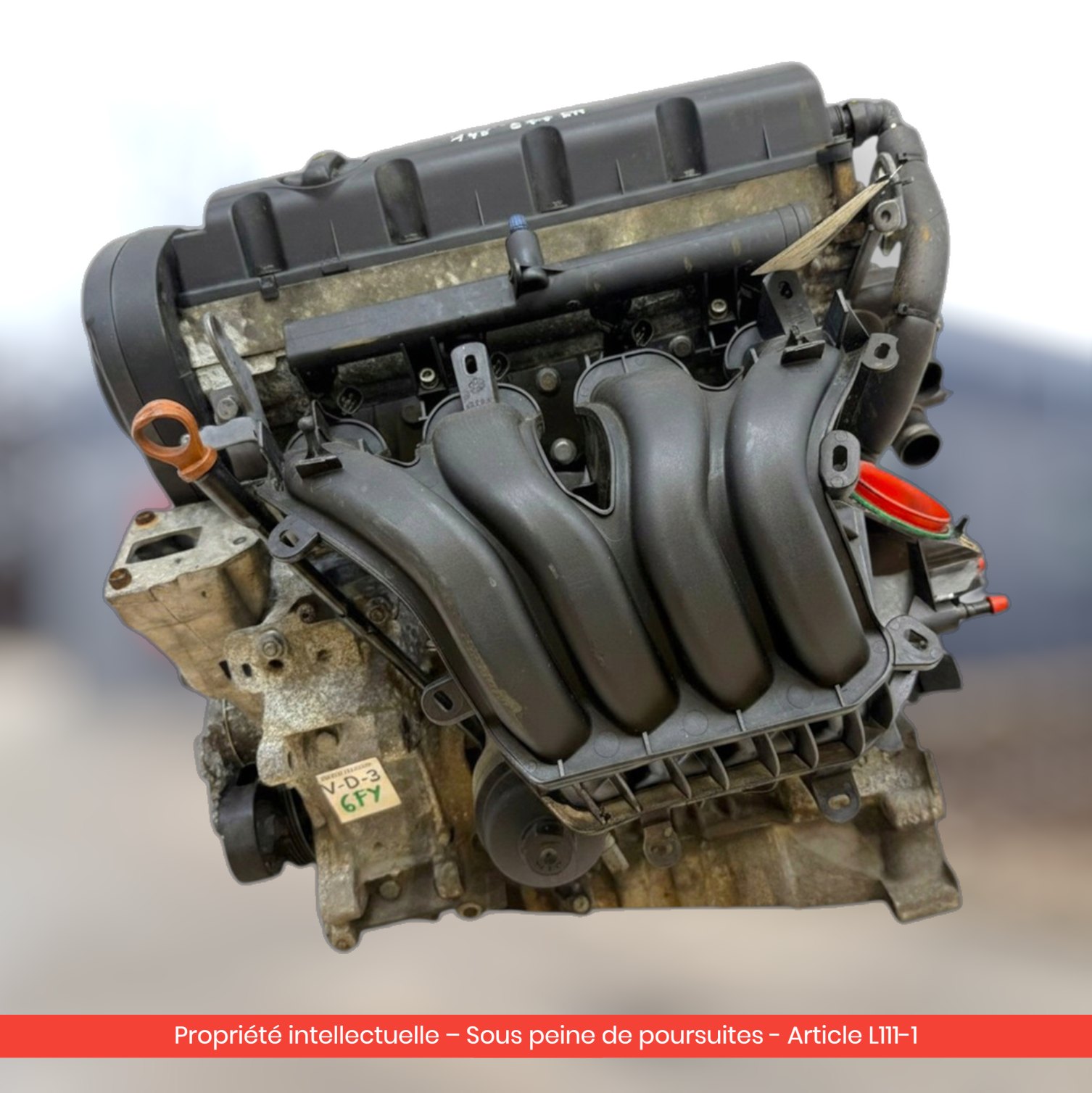 Moteur Citroën C4 / Peugeot 407 6FY — occasion — vue 4