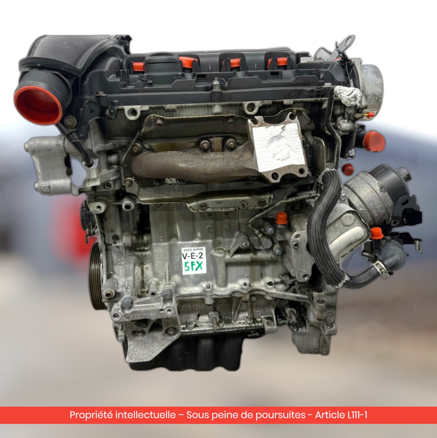 Moteur Peugeot 207 308 5008 / Citroën C4 DS3 / Citroën C4 5FX — occasion — vue 2