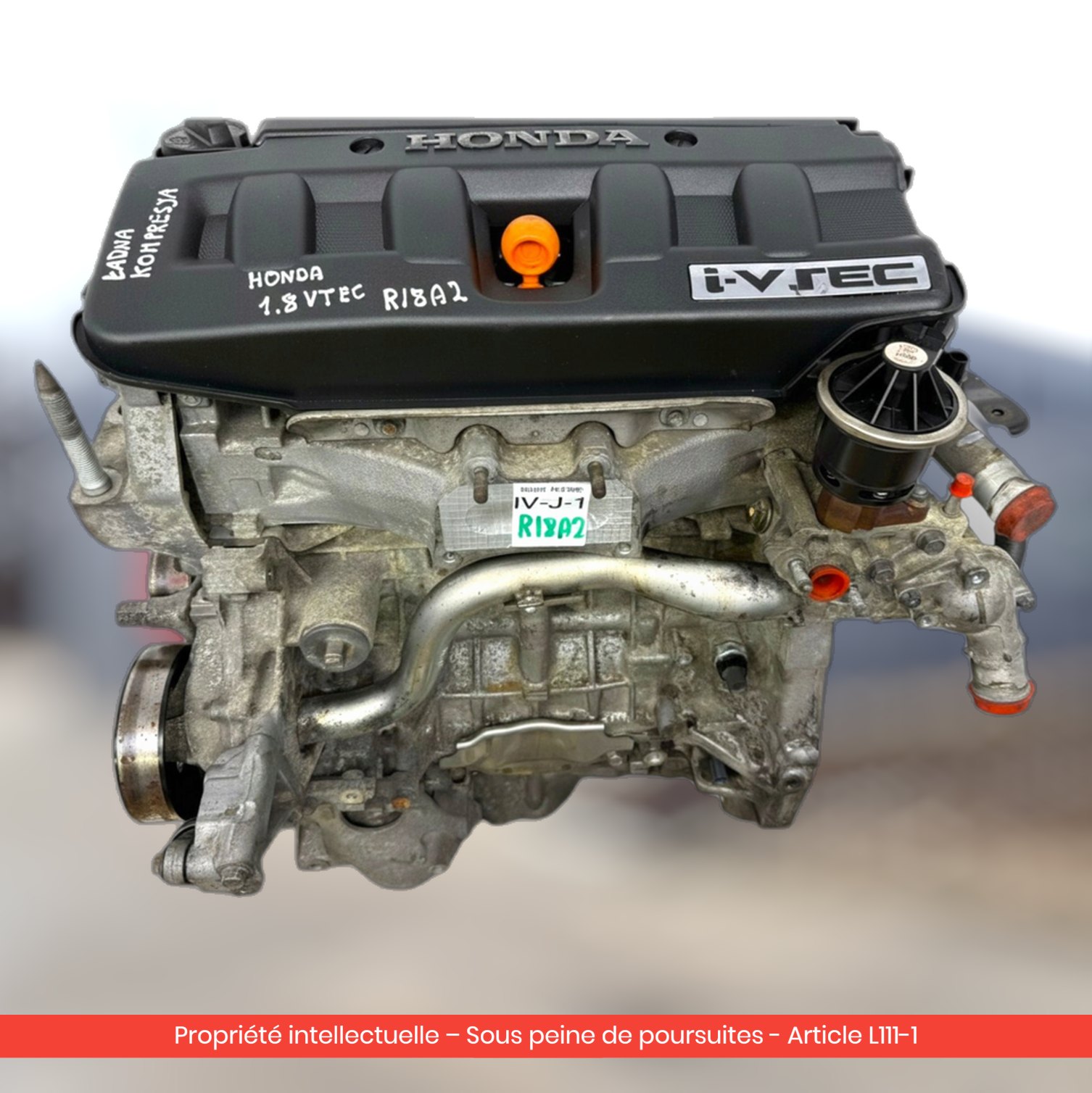 Moteur Honda Civic VIII UFO R18A2 — occasion — vue 3