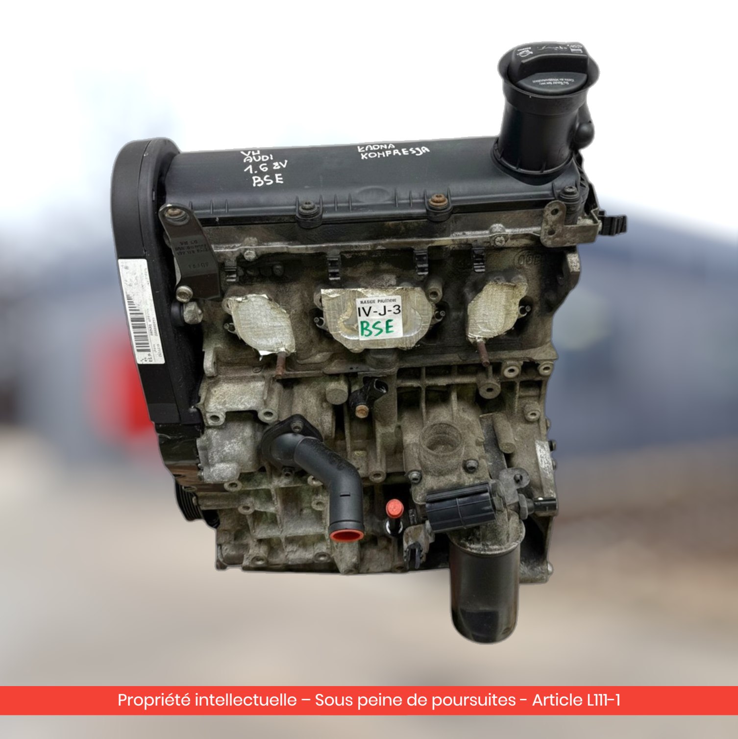 Moteur Audi A3 II 8P / Volkswagen Golf V VI / Škoda Octavia II BSE — occasion — vue 4