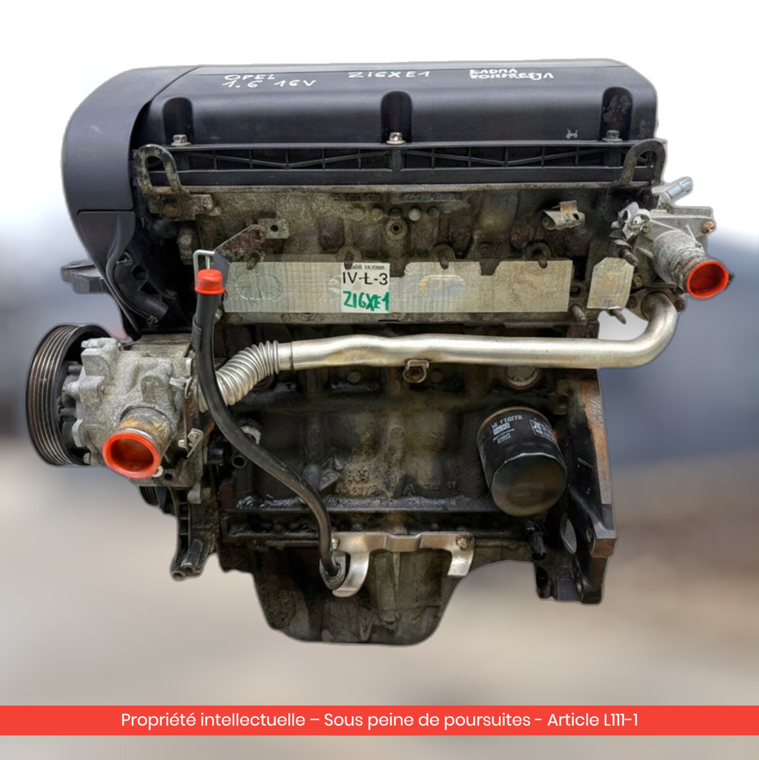 Moteur Opel Astra III H Z16XE1 — occasion — vue 3
