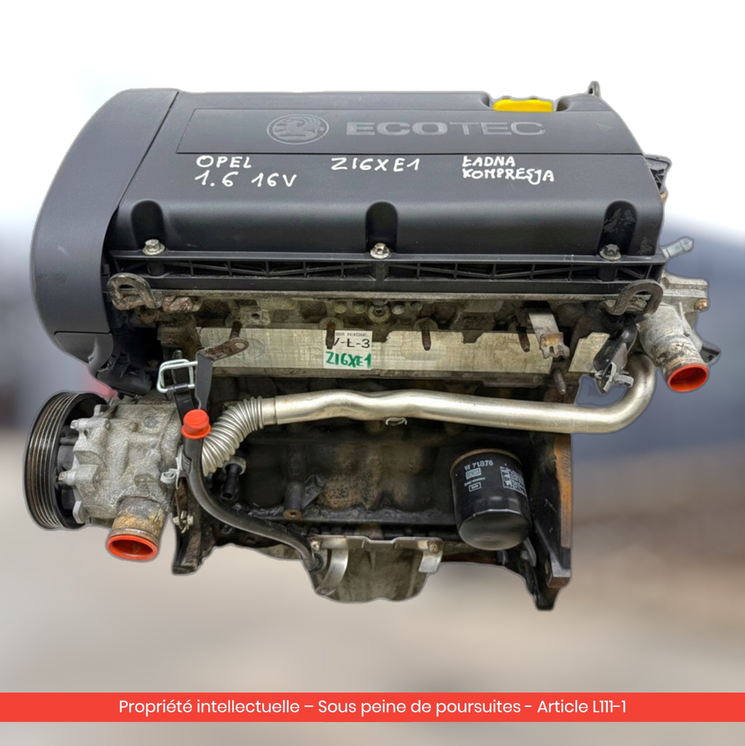 Moteur Opel Astra III H Z16XE1 — occasion — vue 4