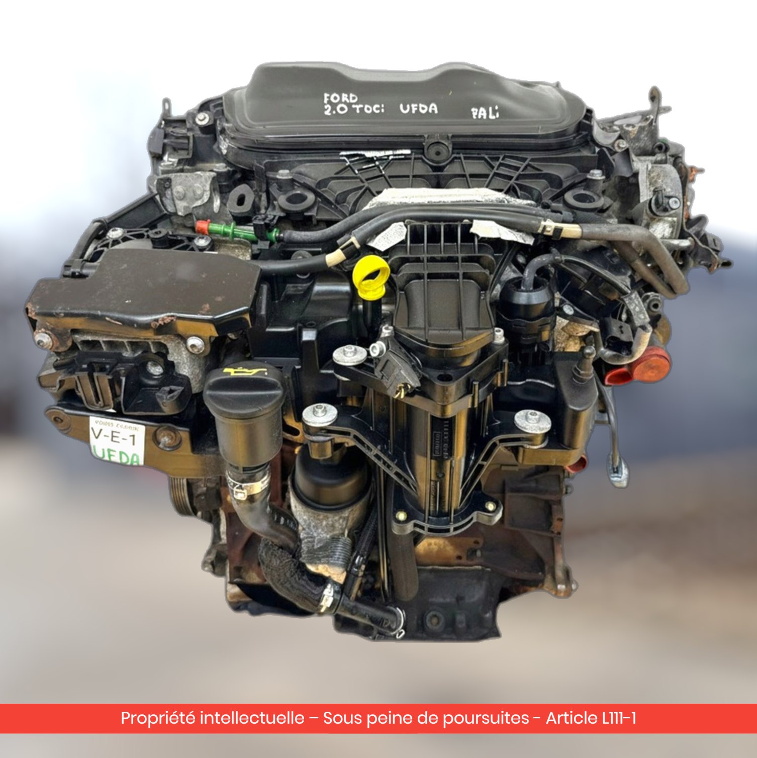 Moteur Ford Focus III MK3 UFDA — occasion — vue 3