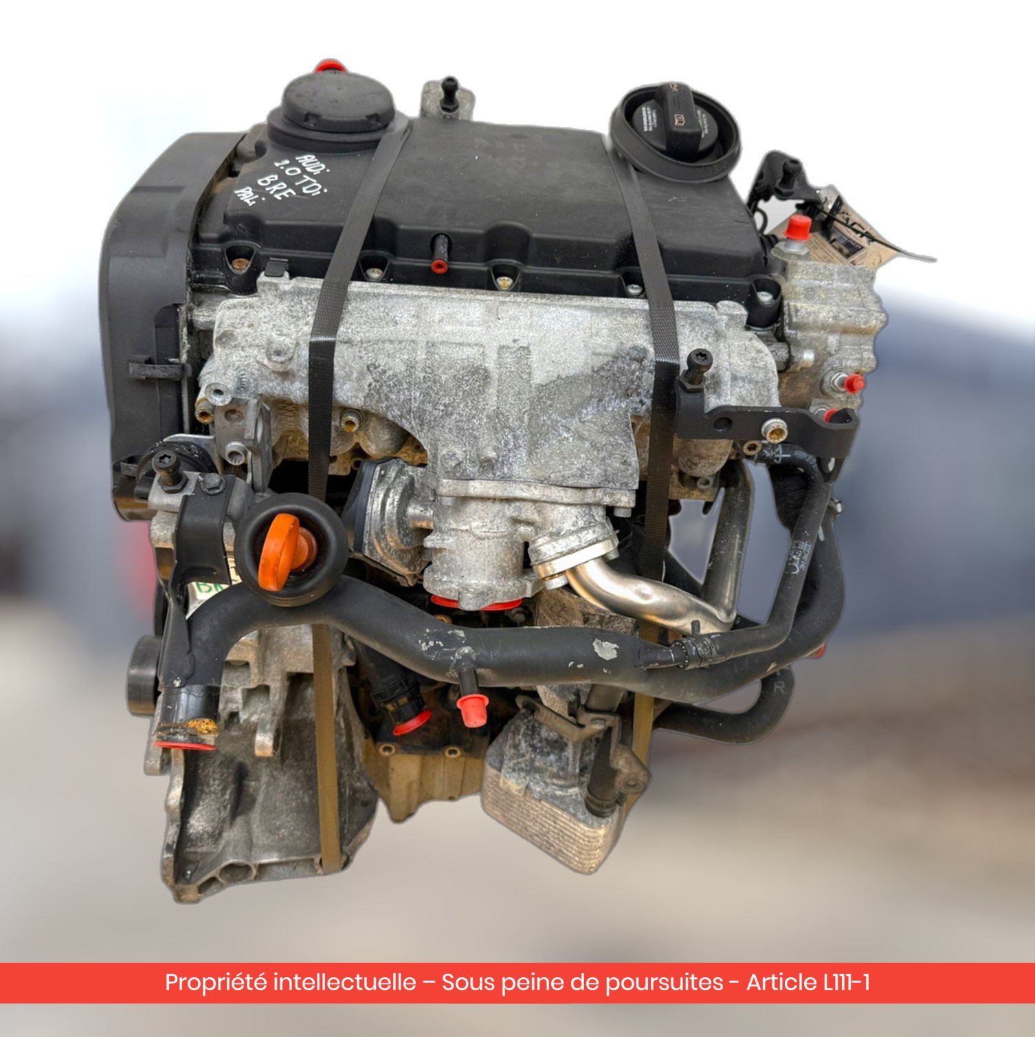 Moteur Audi A4 B7 A6 C6 BRE — occasion — vue 3