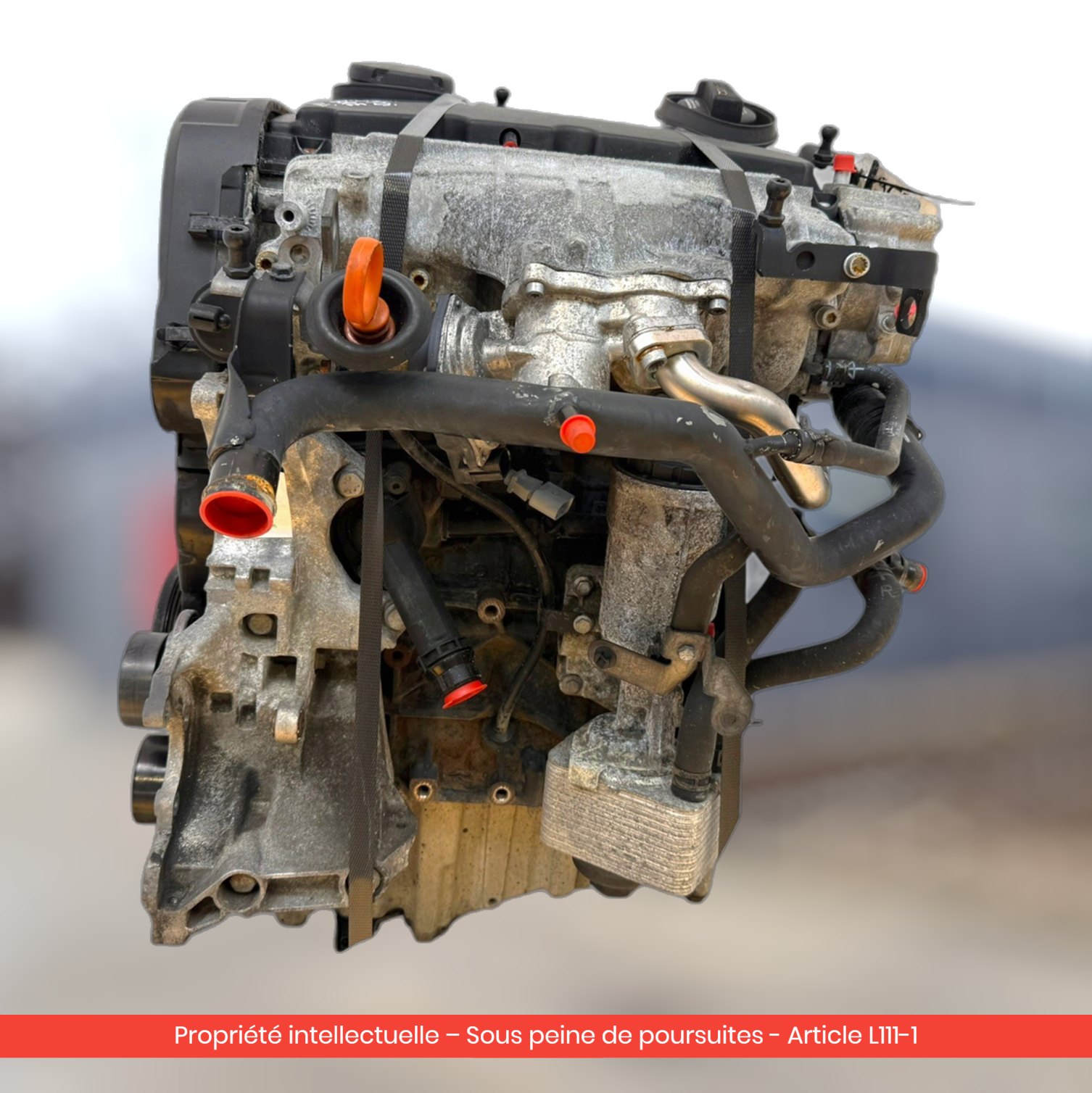 Moteur Audi A4 B7 A6 C6 BRE — occasion — vue 4