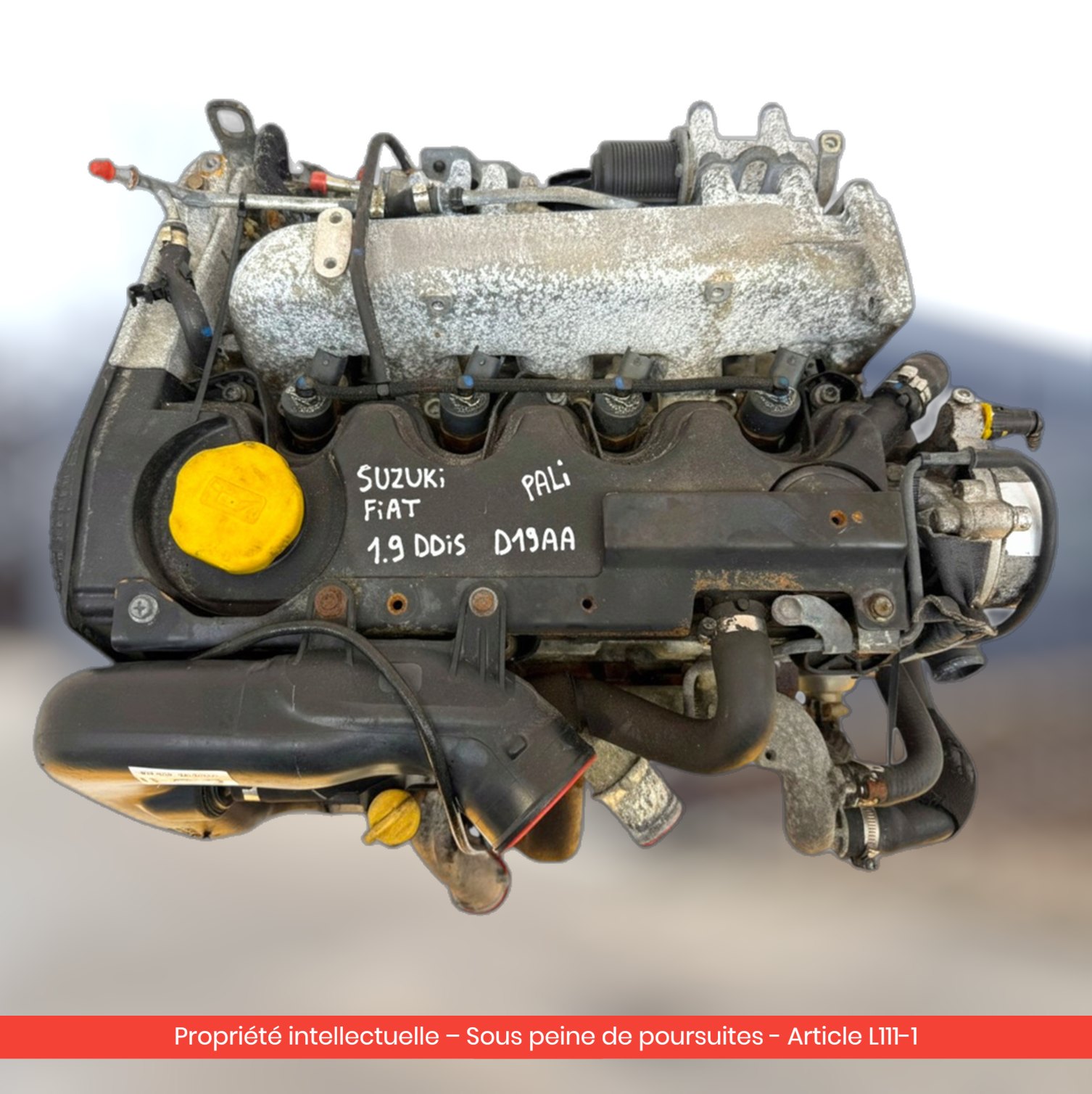 Moteur Suzuki SX4 / Fiat Sedici MJ D19AA — occasion — vue 3