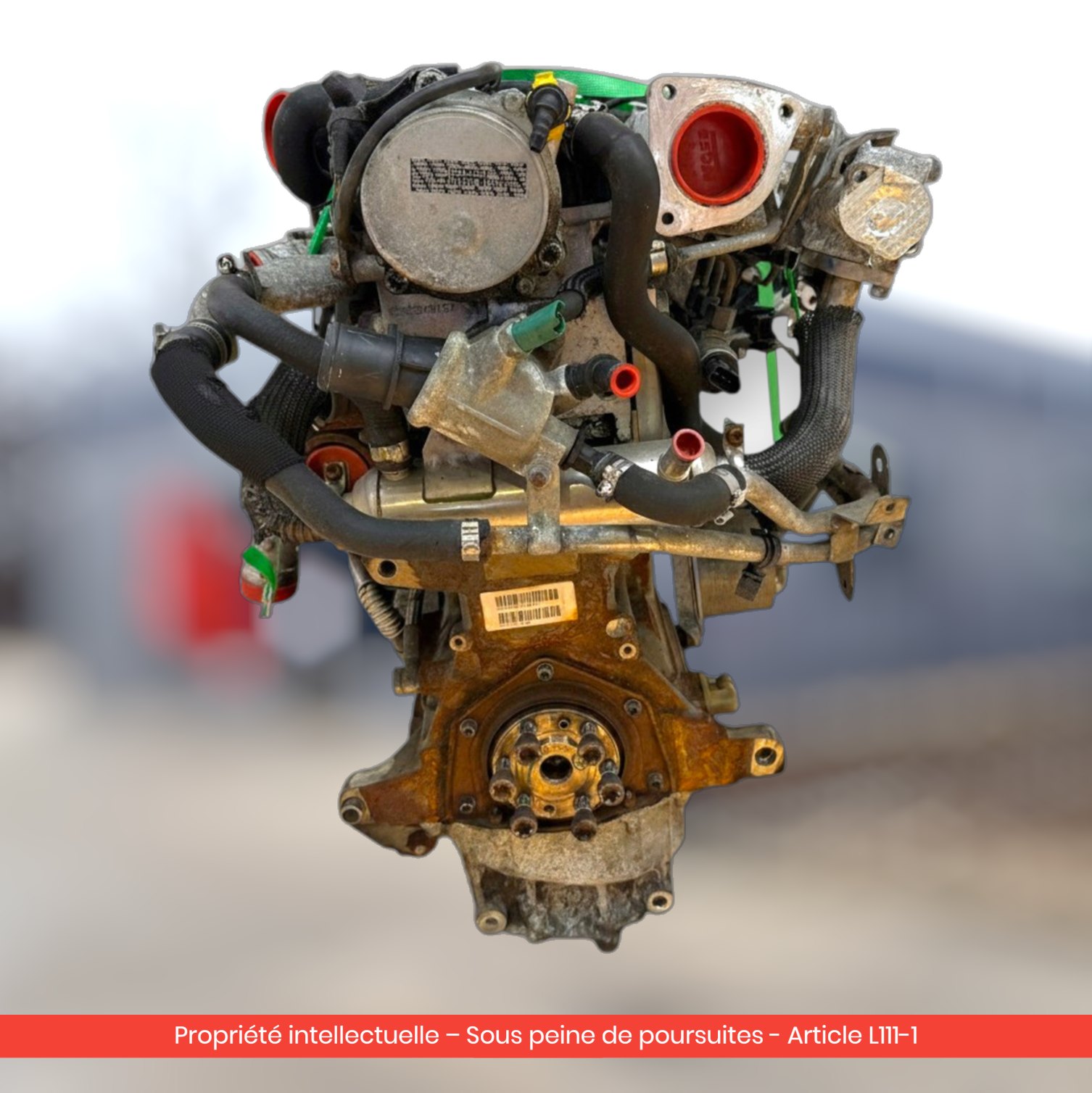 Moteur Suzuki SX4 / Fiat Sedici MJ D19AA — occasion — vue 4