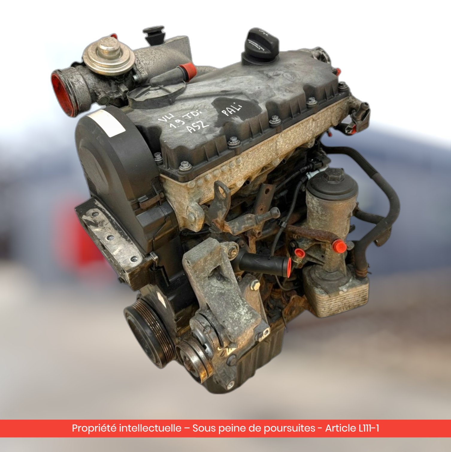 Moteur Volkswagen Golf IV / Audi A3 8L ASZ — occasion — vue 2