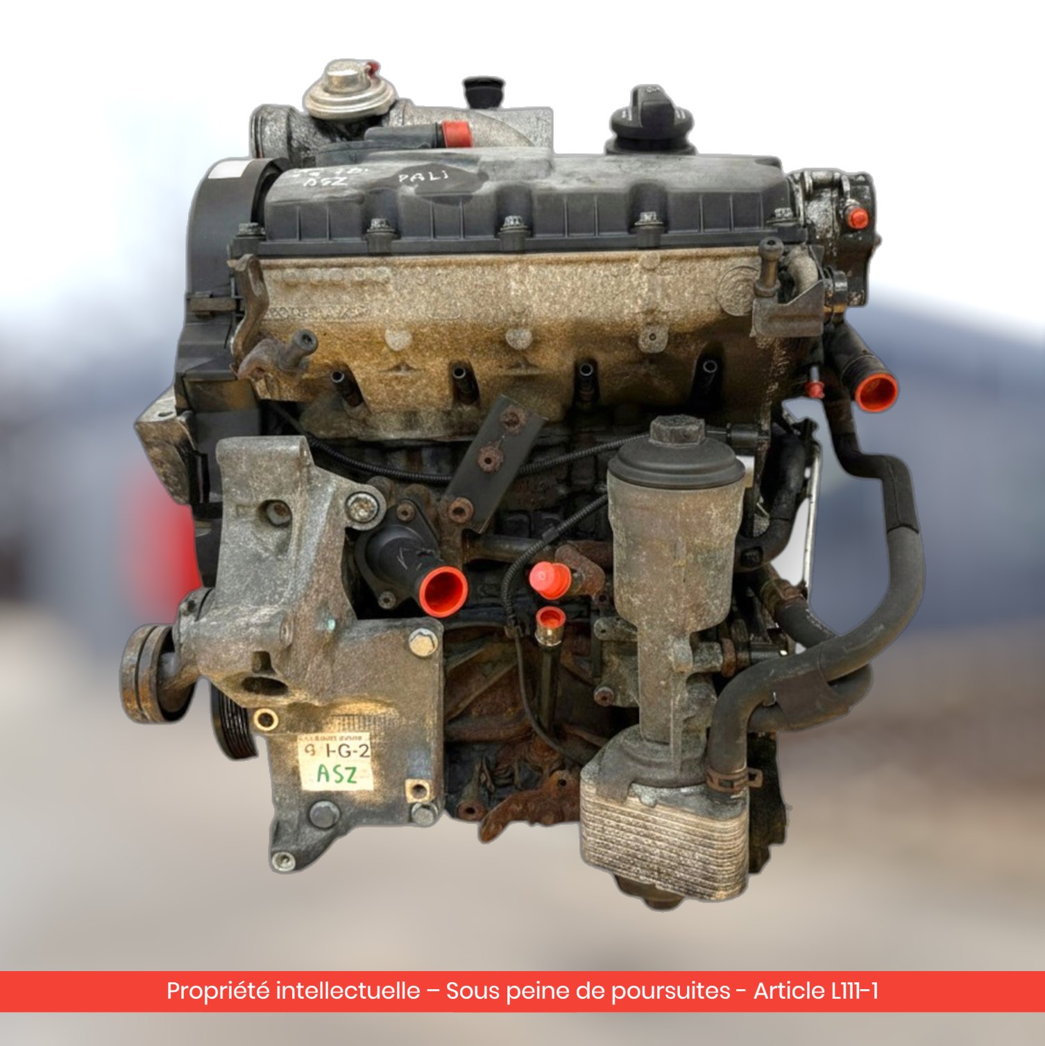 Moteur Volkswagen Golf IV / Audi A3 8L ASZ — occasion — vue 4