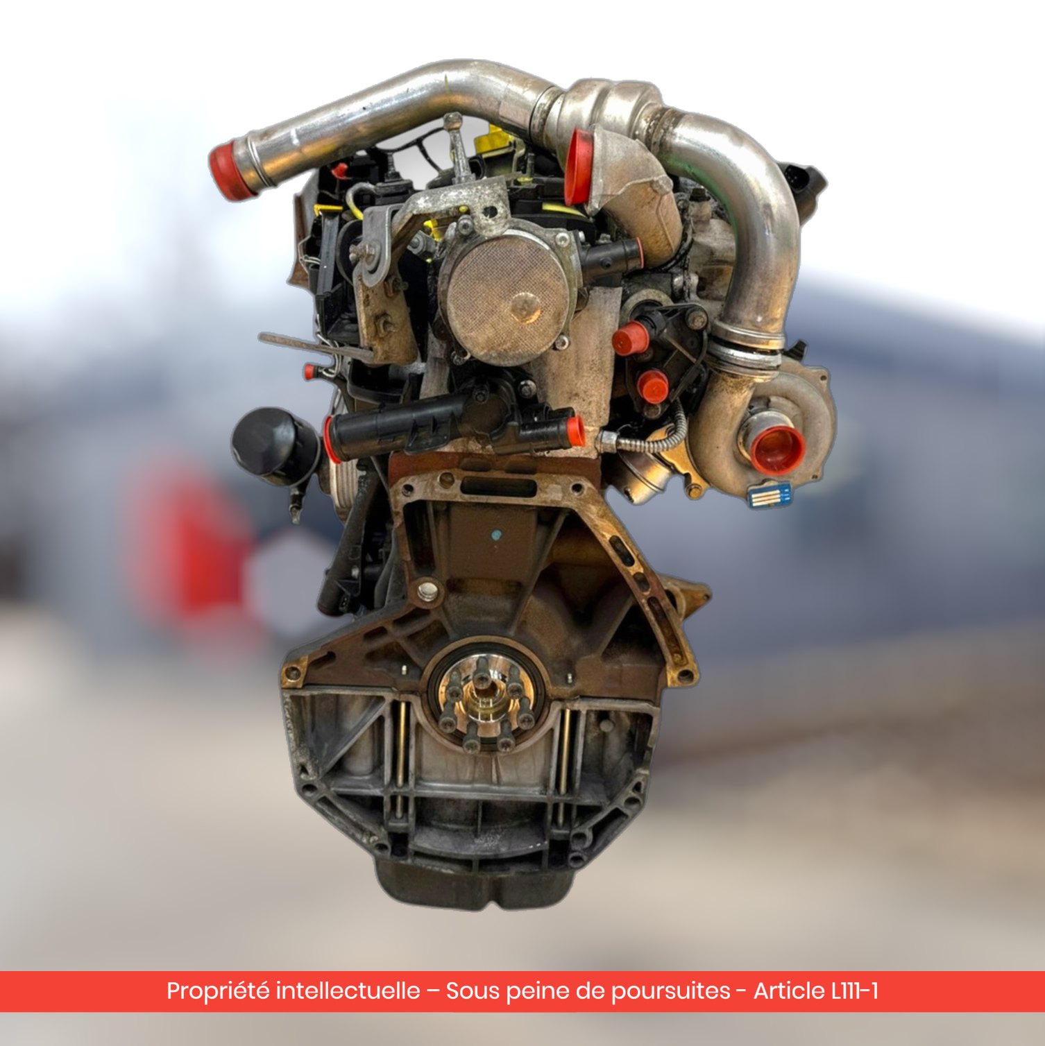 Moteur Nissan Qashqai J10 K9K282 — occasion — vue 3