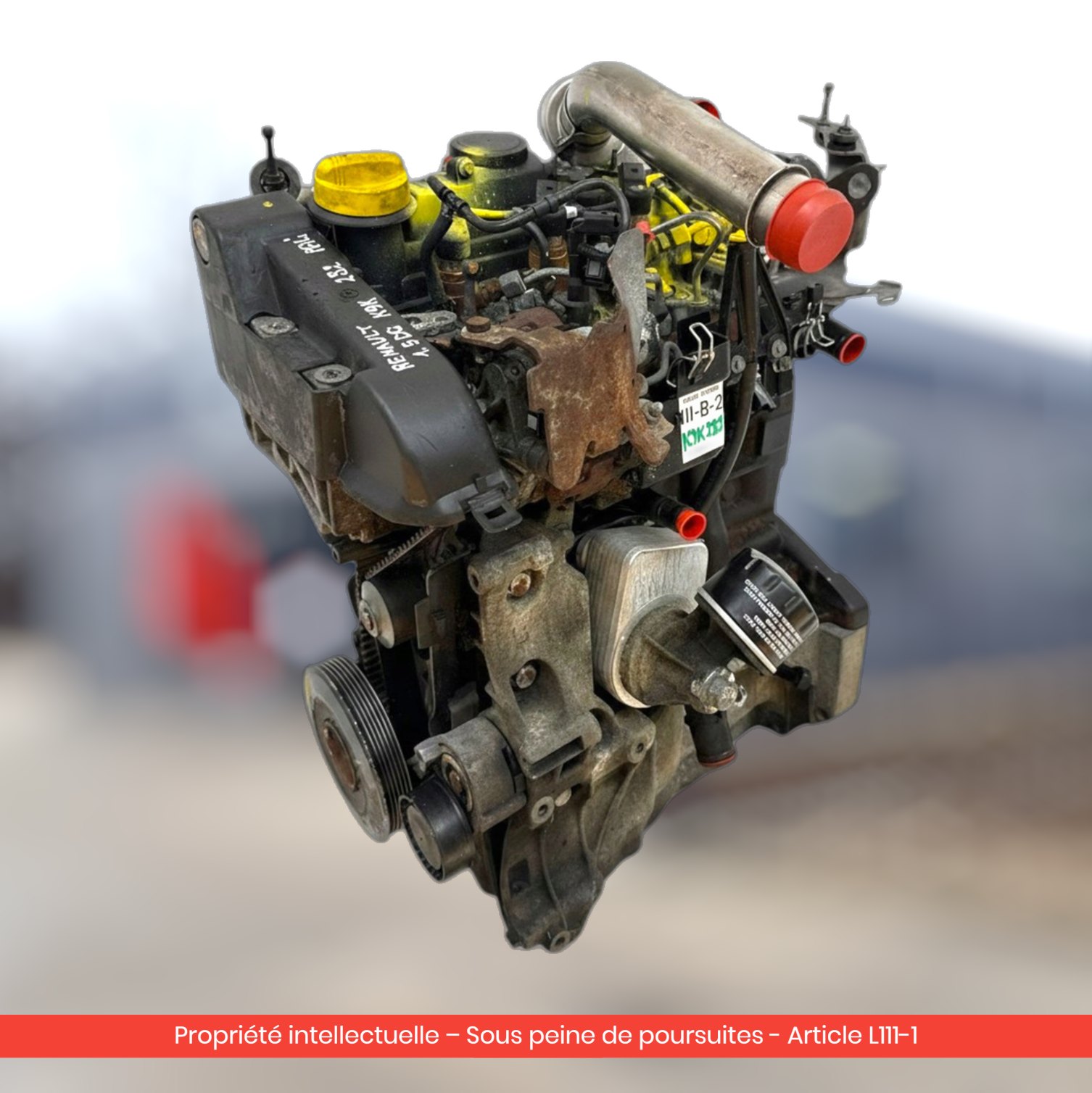 Moteur Nissan Qashqai J10 K9K282 — occasion — vue 4